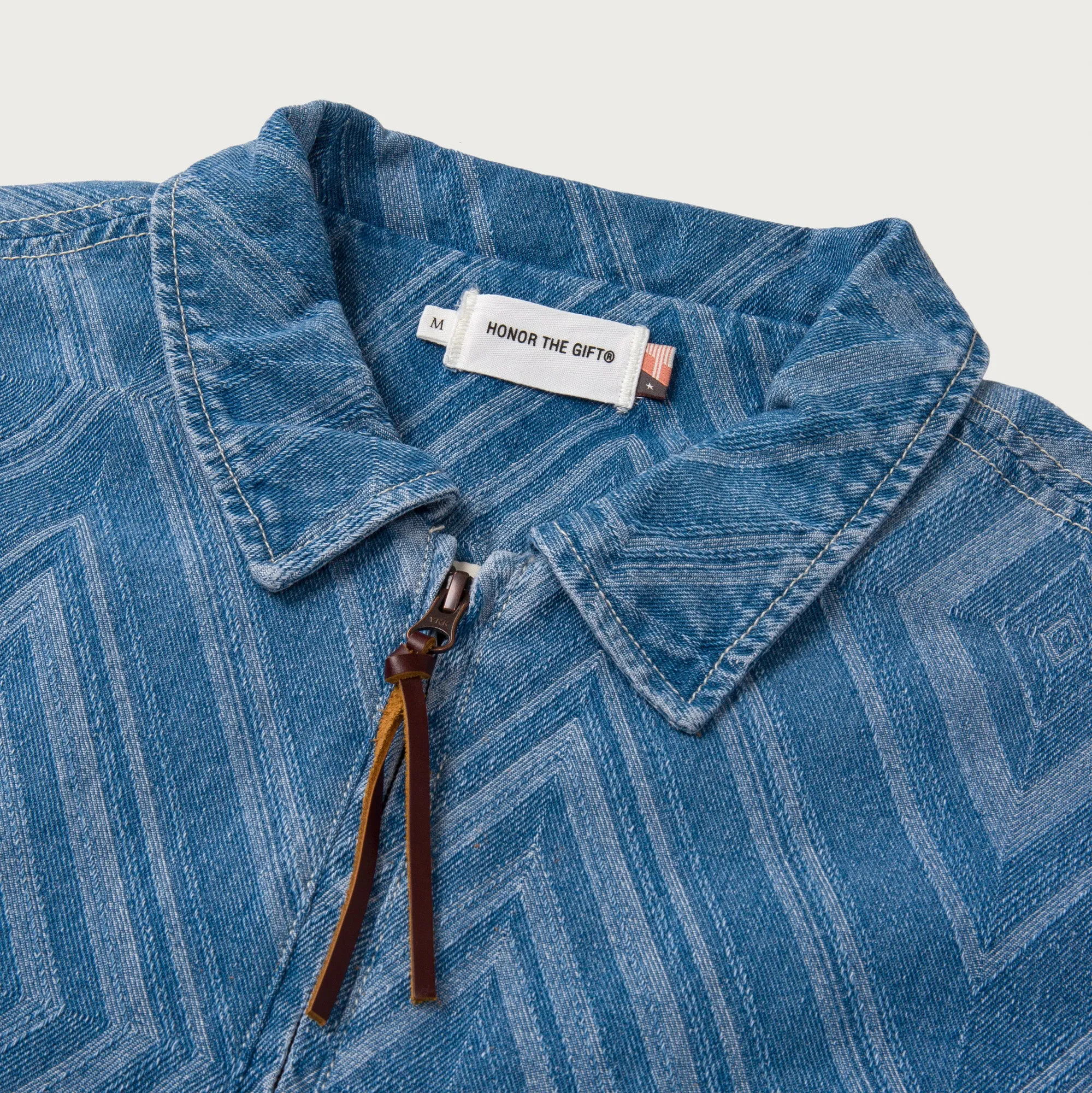 Diamond Denim Jacket - Lt. Indigo sold by Honor the Gift product image thumbnail 4