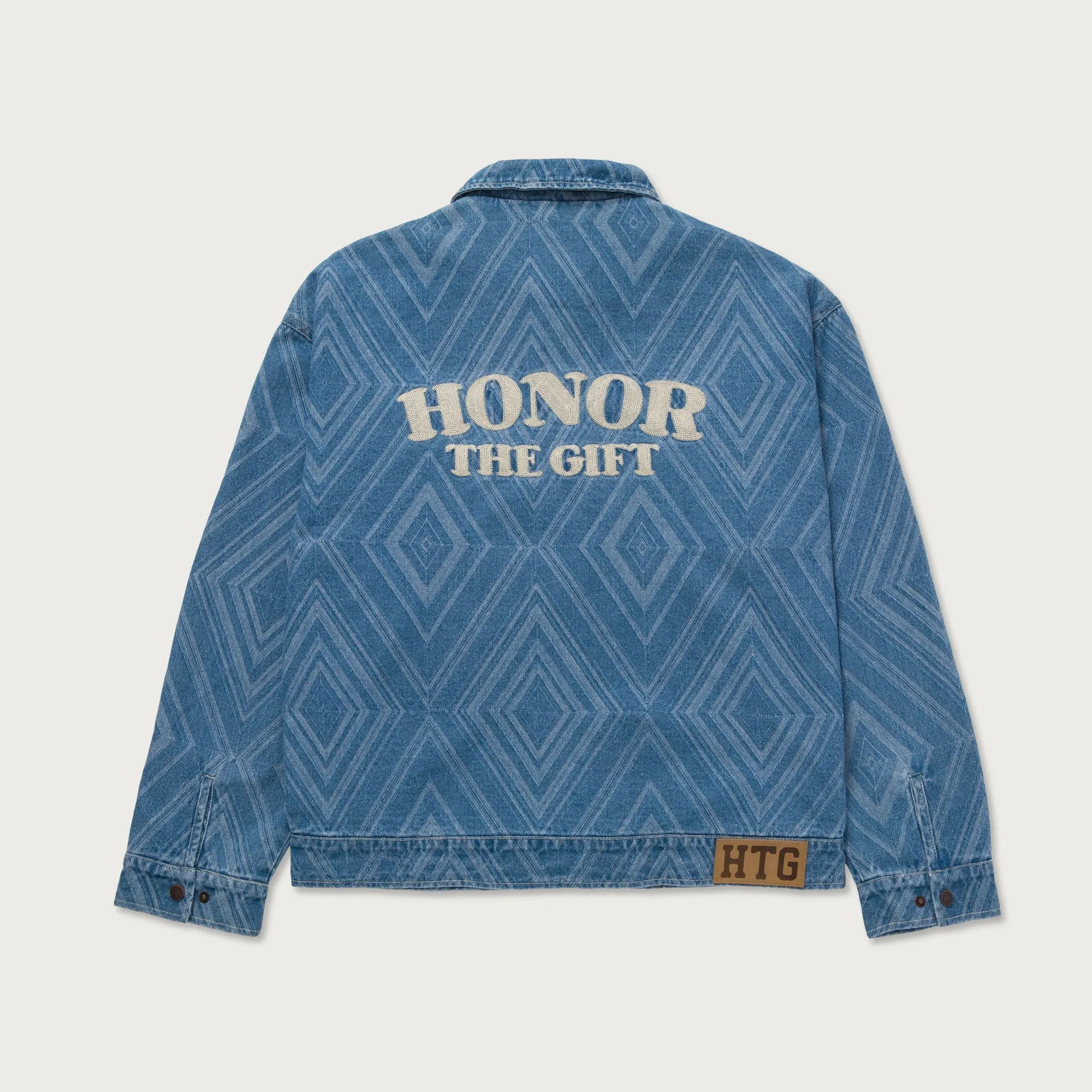 Diamond Denim Jacket - Lt. Indigo sold by Honor the Gift product image thumbnail 2