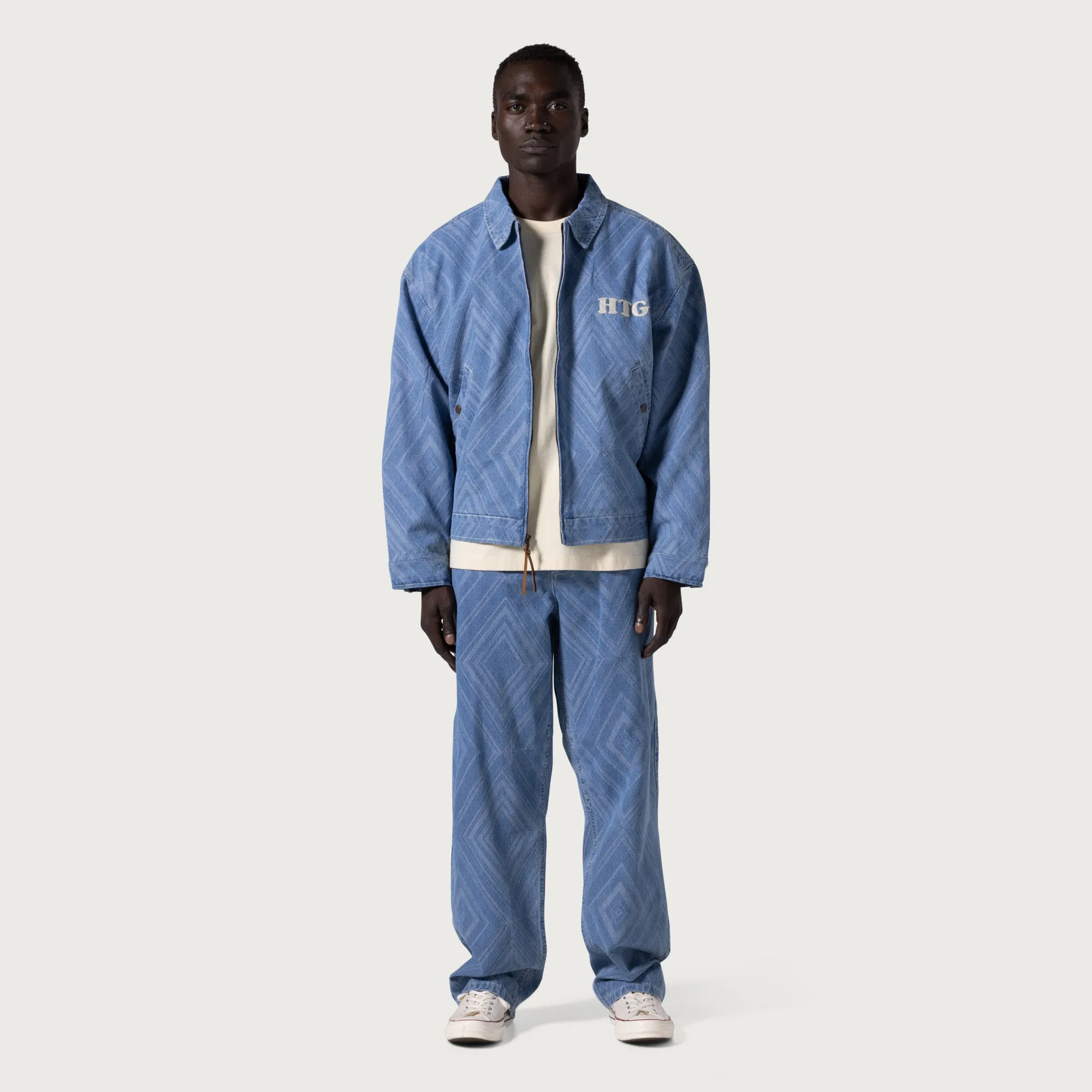 Diamond Denim Jacket - Lt. Indigo sold by Honor the Gift product image thumbnail 3