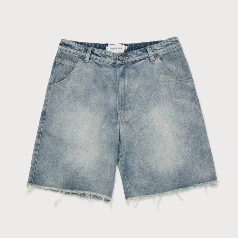 Denim Short - Indigo sold by Honor the Gift