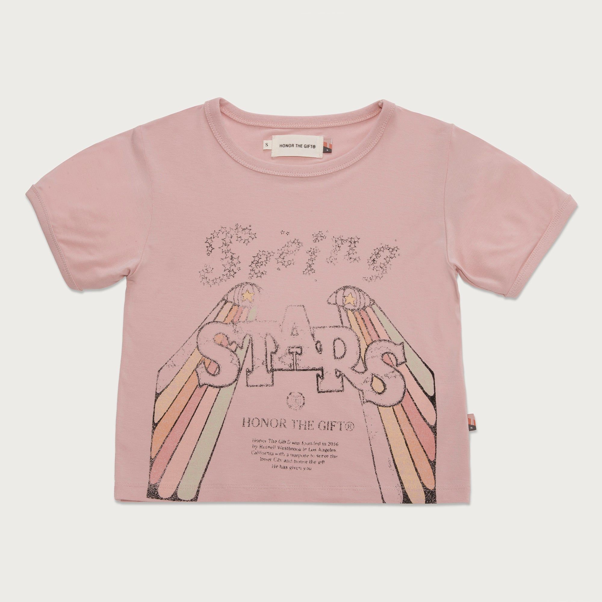 Women's Seeing Stars T-Shirt - Peach sold by Honor the Gift