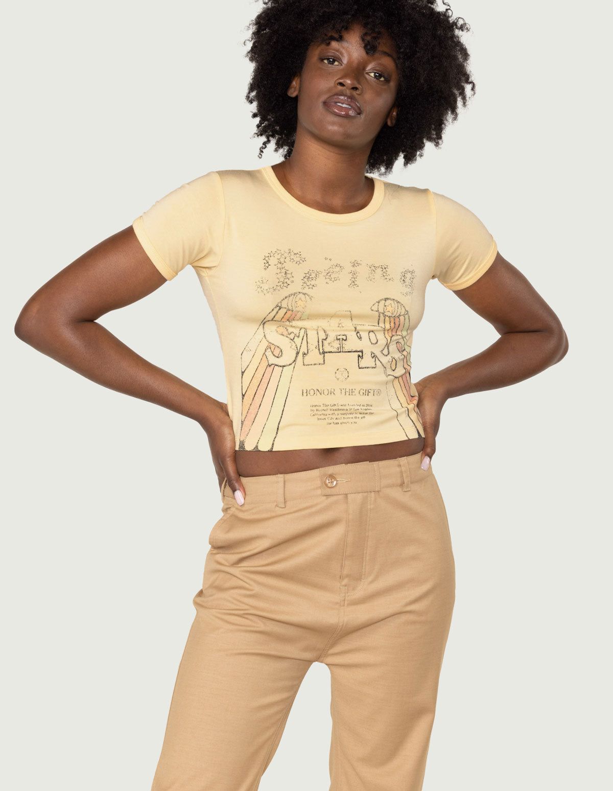 Women's Seeing Stars T-Shirt - Blonde sold by Honor the Gift product image thumbnail 5