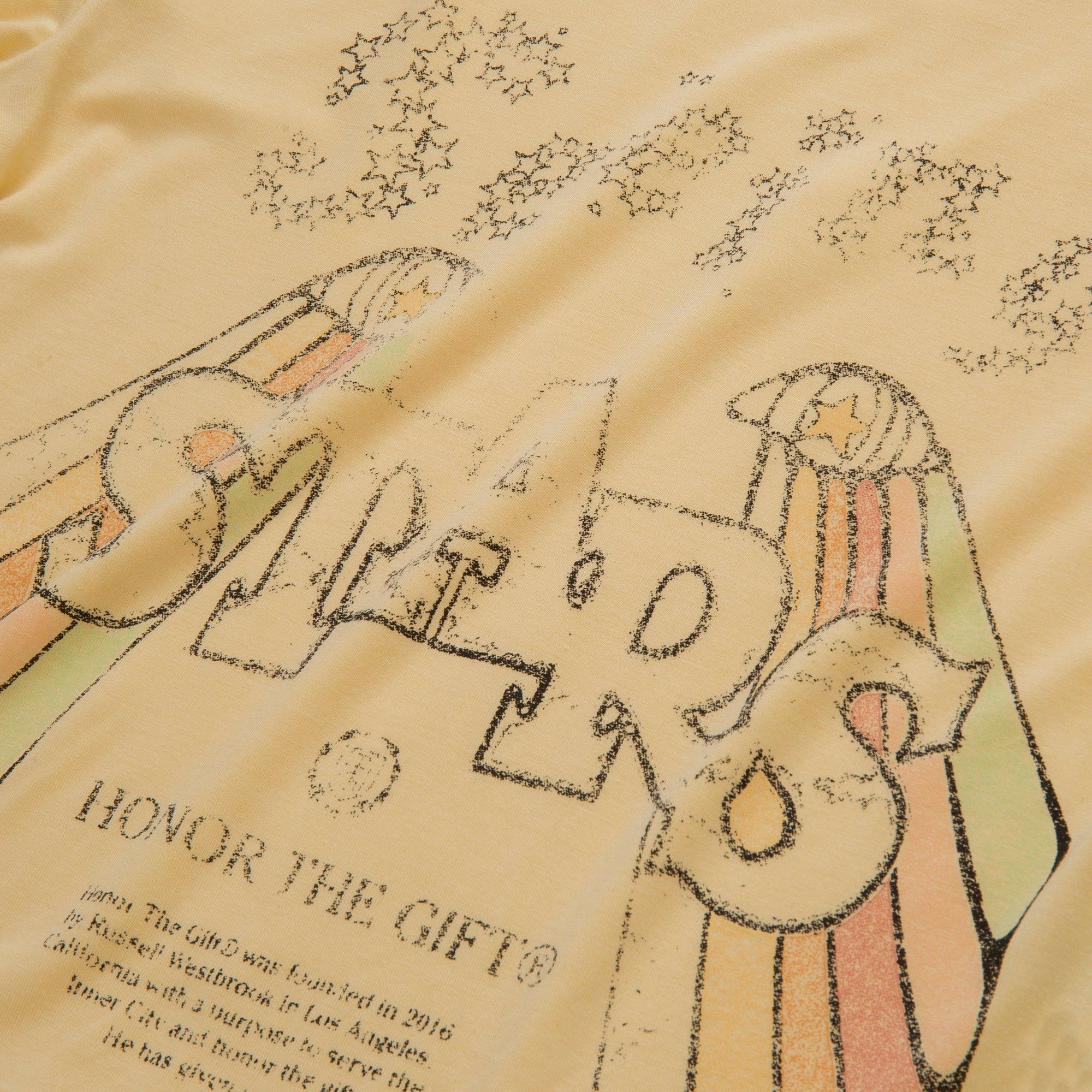 Women's Seeing Stars T-Shirt - Blonde sold by Honor the Gift product image thumbnail 4