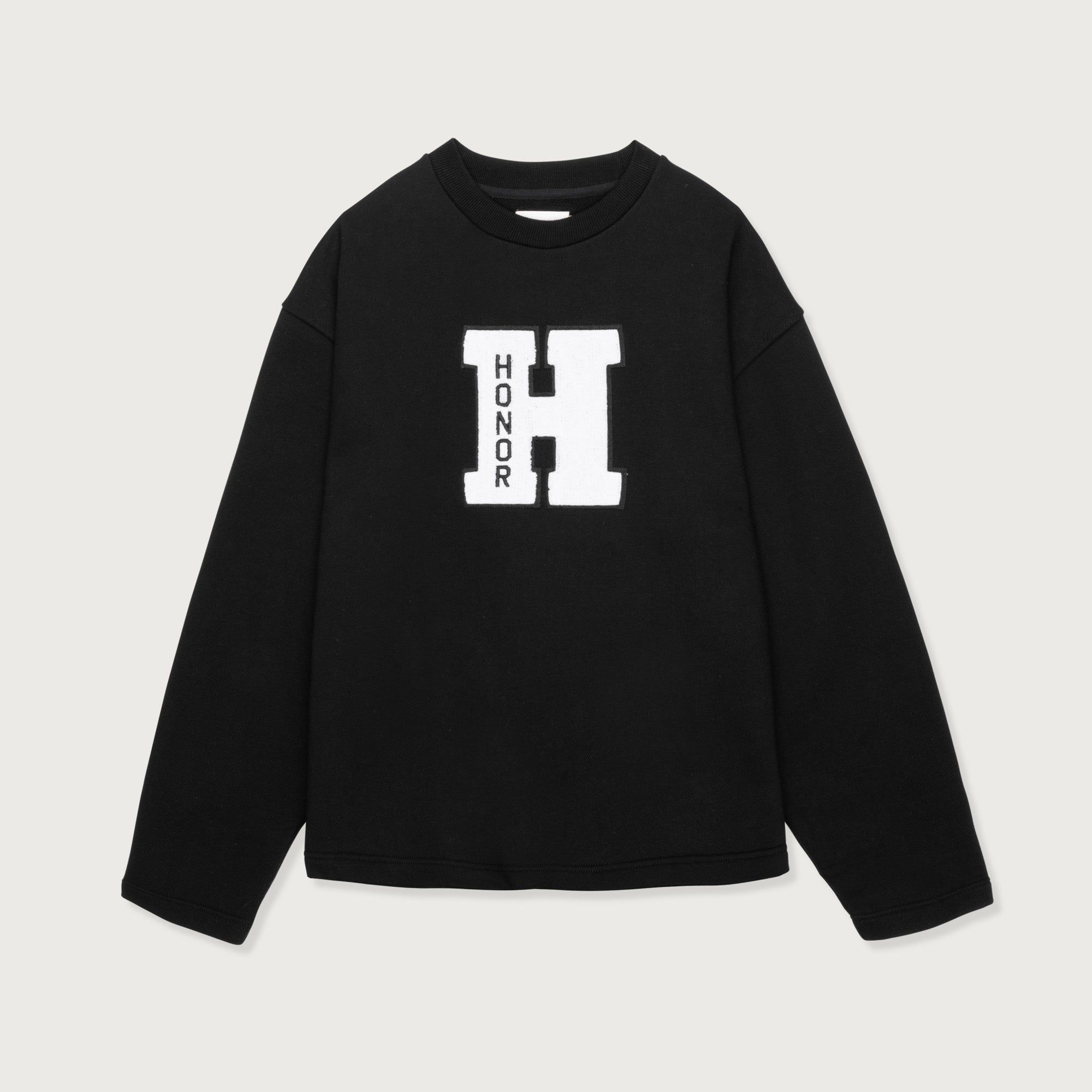 Campus Crewneck - Black sold by Honor the Gift
