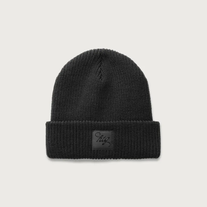 HTG® Script Beanie - Black sold by Honor the Gift
