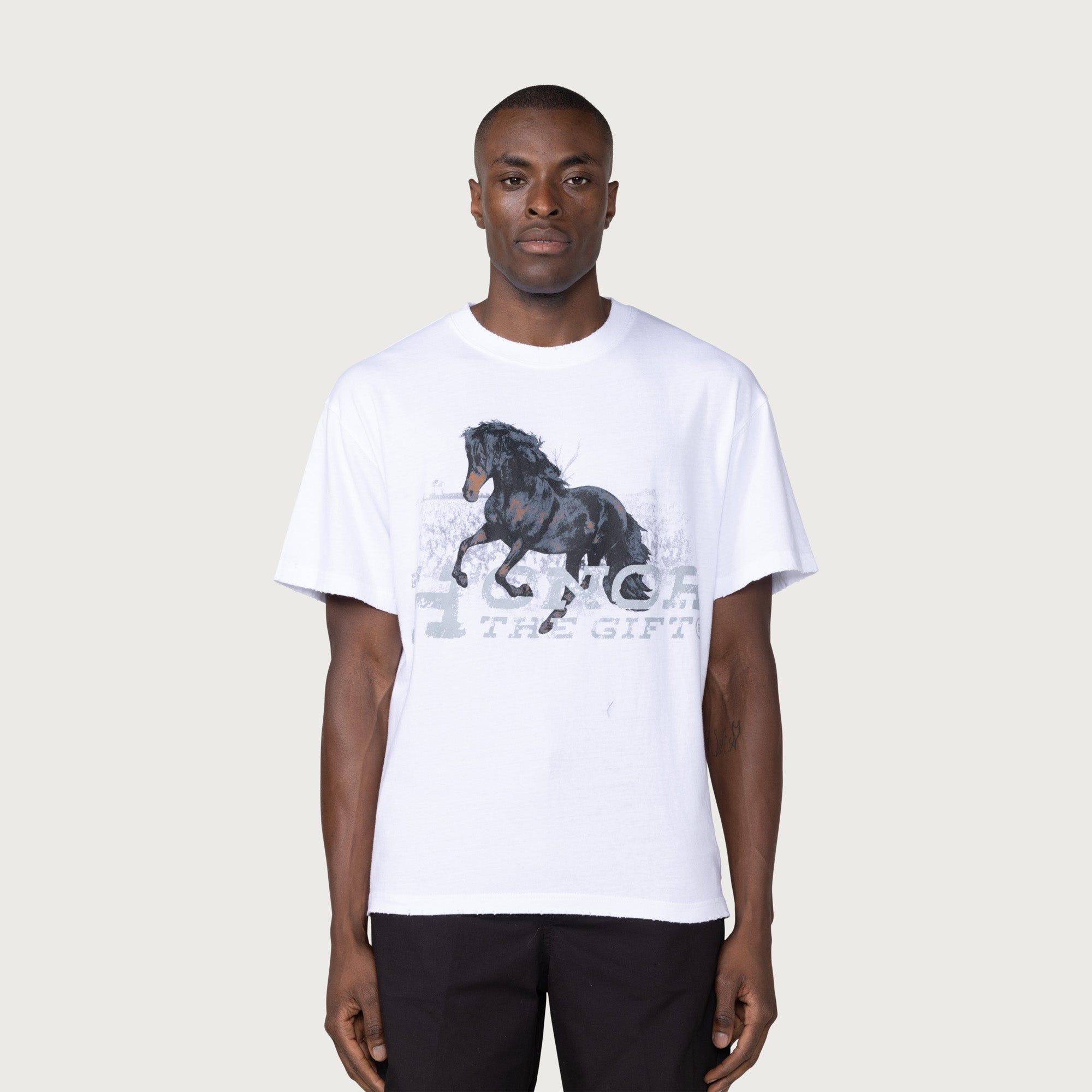 Work Horse T-Shirt - White sold by Honor the Gift product image thumbnail 5