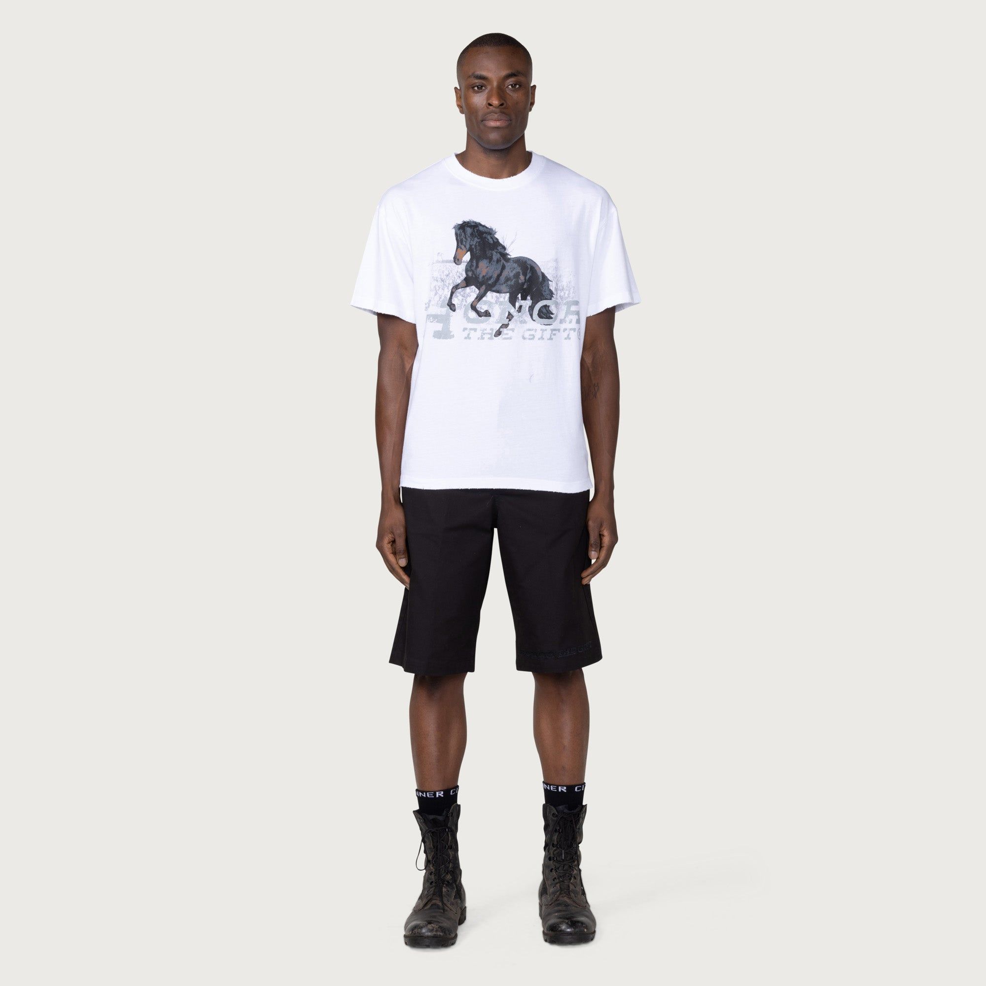 Work Horse T-Shirt - White sold by Honor the Gift product image thumbnail 2
