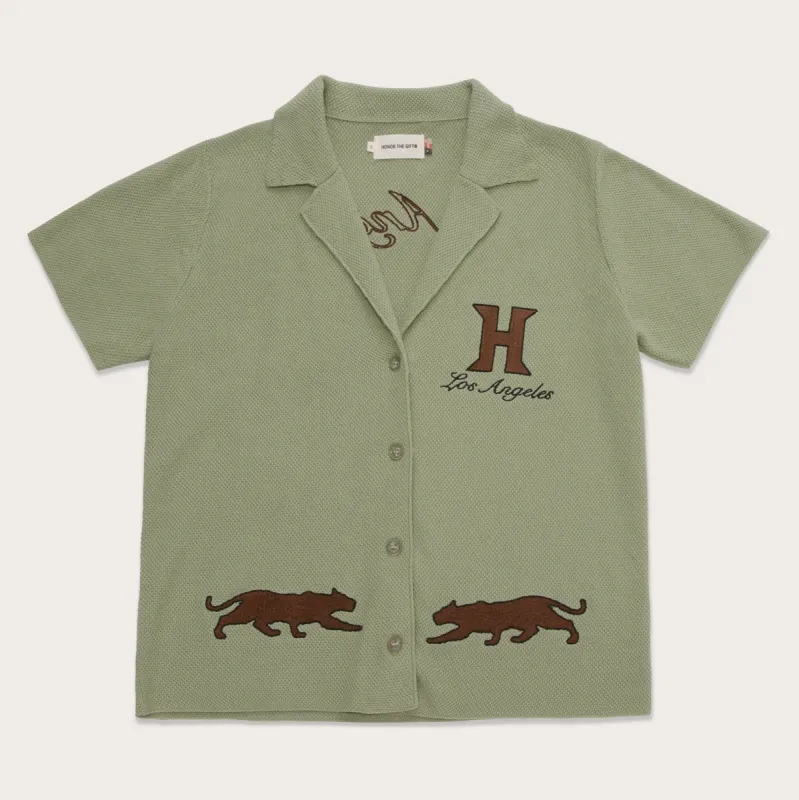 Women's Jungle Camp Button Up - Sage sold by Honor the Gift