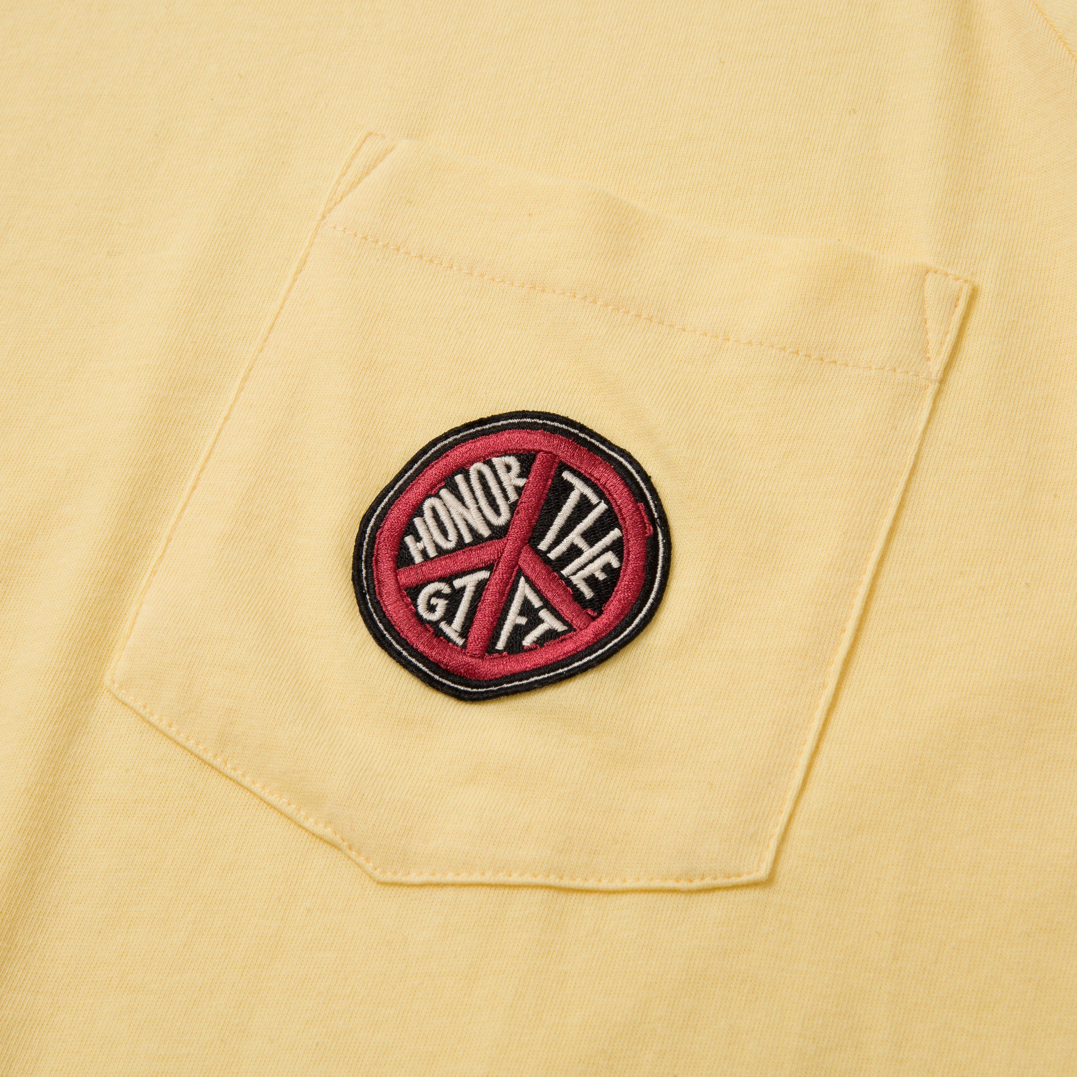 S/S Panel Pocket T-Shirt - Yellow sold by Honor the Gift product image thumbnail 4