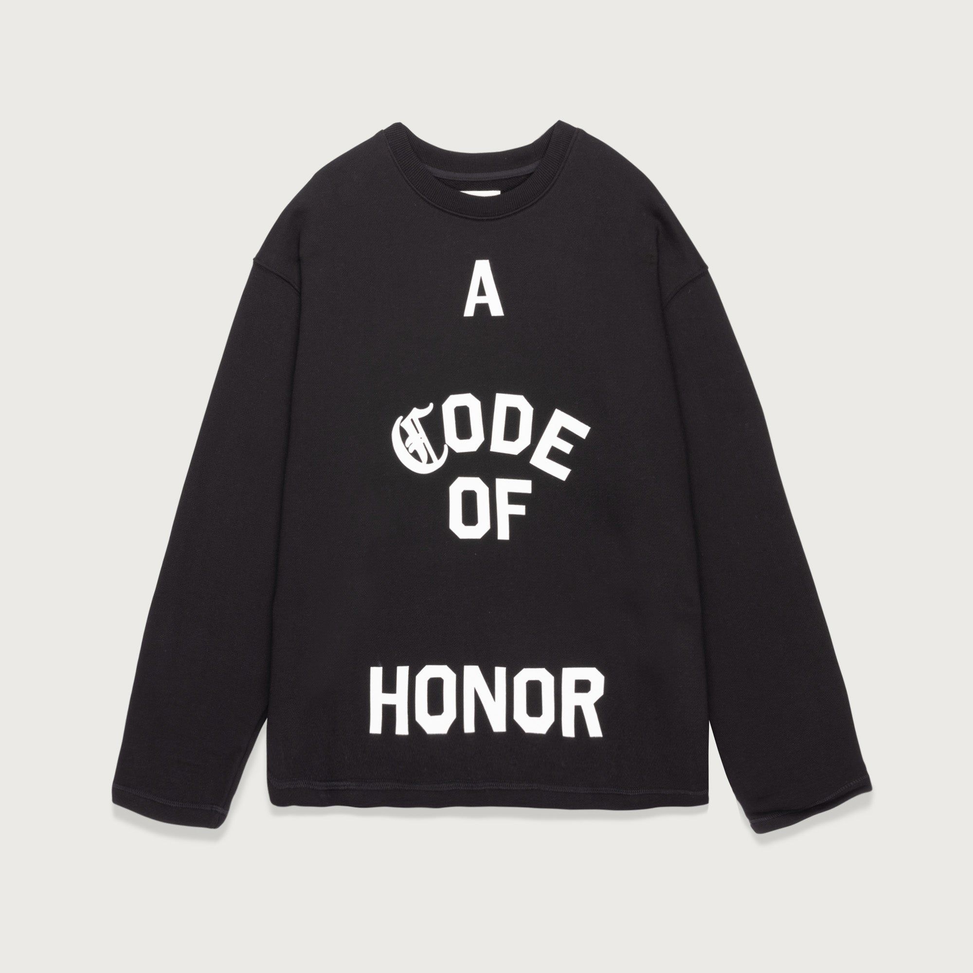 Honor Code Crewneck - Black sold by Honor the Gift