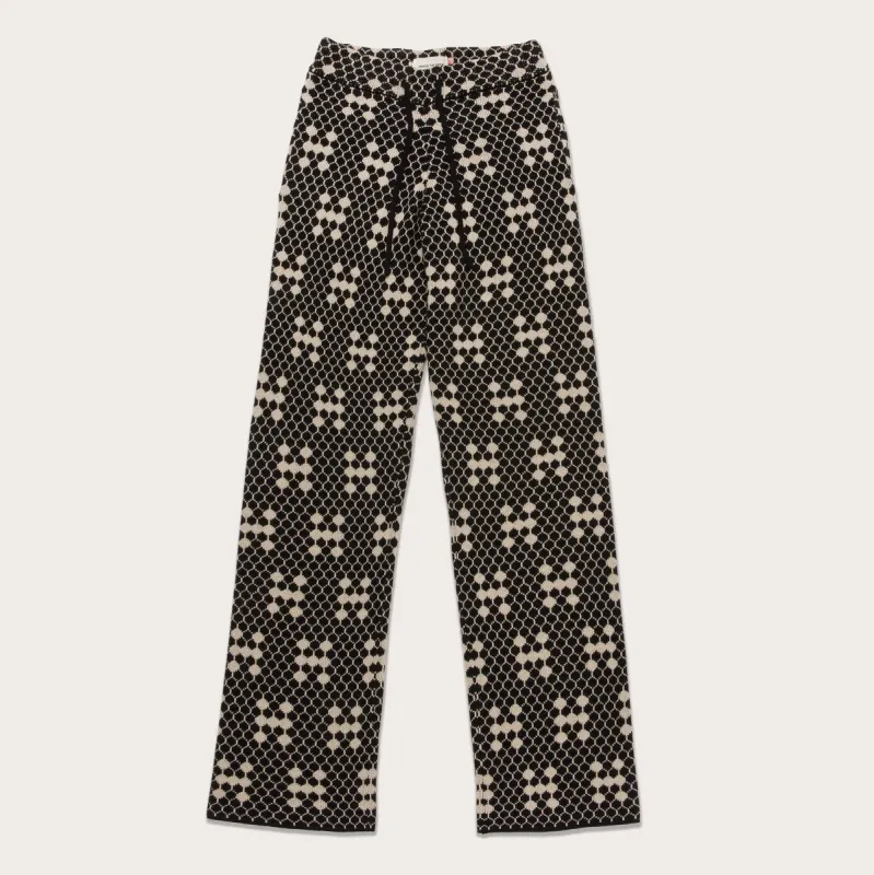 Women's Monogram Lounge Pant - Black sold by Honor the Gift