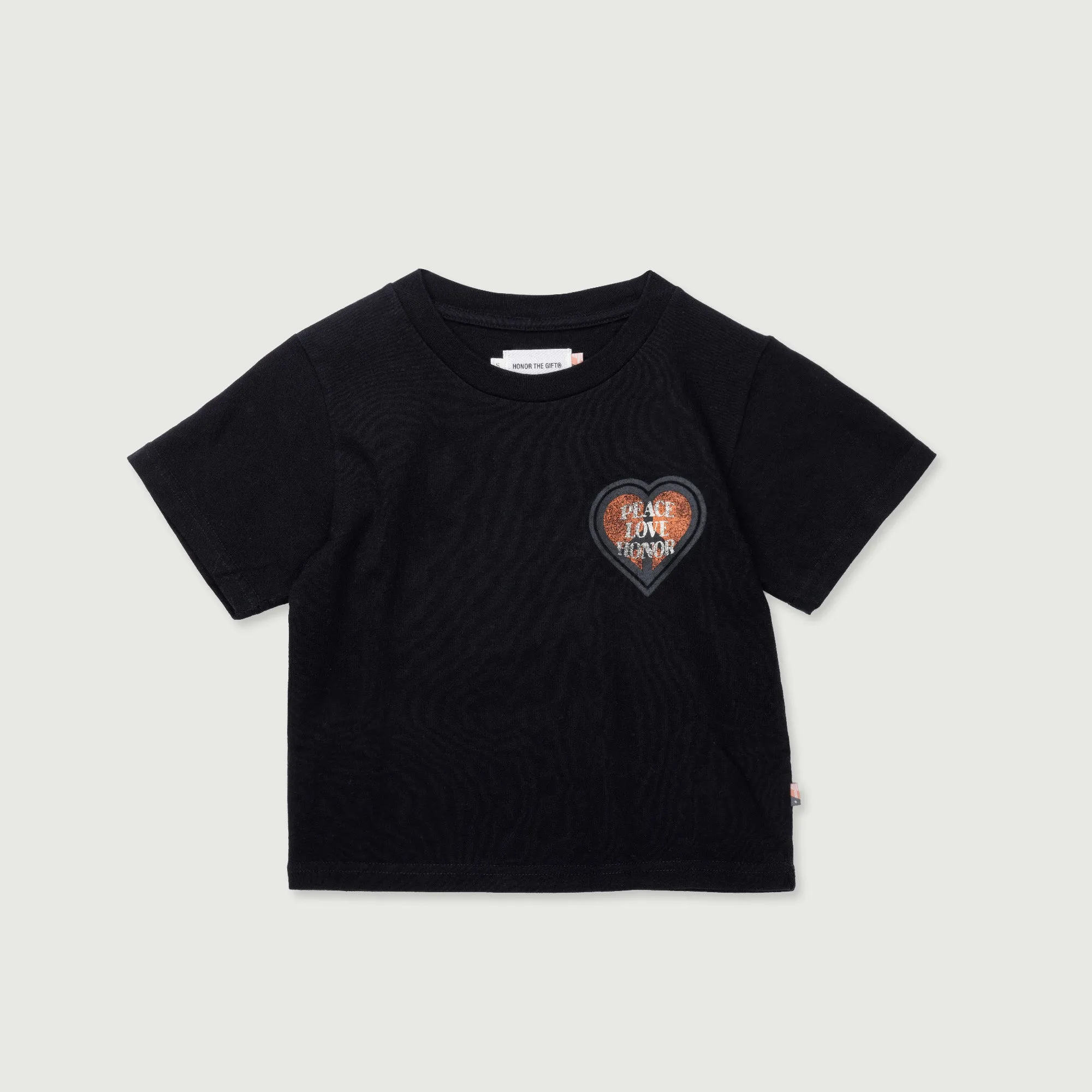 Womens Honor Peace Love T-Shirt - Black sold by Honor the Gift