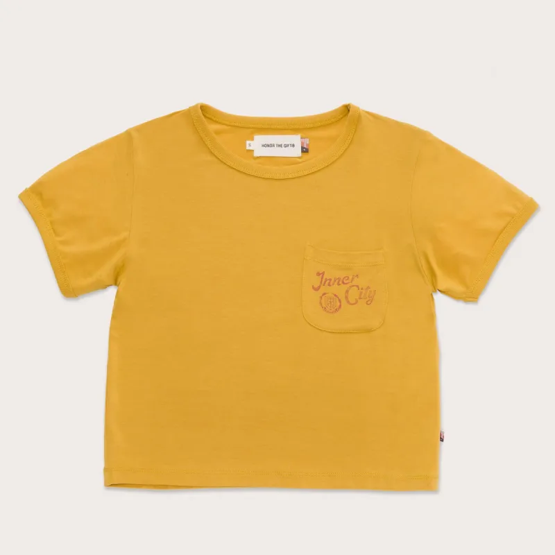 Women's Neighborhood T-Shirt - Blonde sold by Honor the Gift