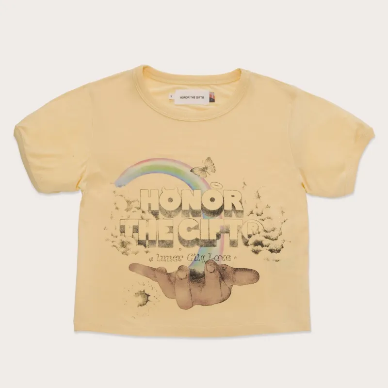 Women's Palms T-Shirt - Blonde sold by Honor the Gift