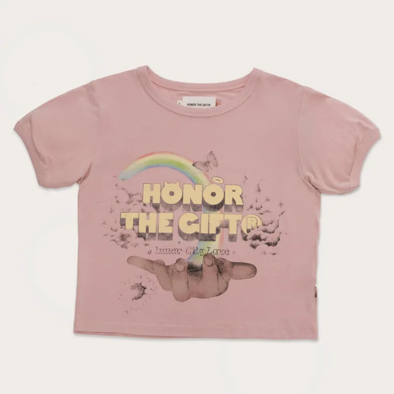 Women's Palms T-Shirt - Peach sold by Honor the Gift