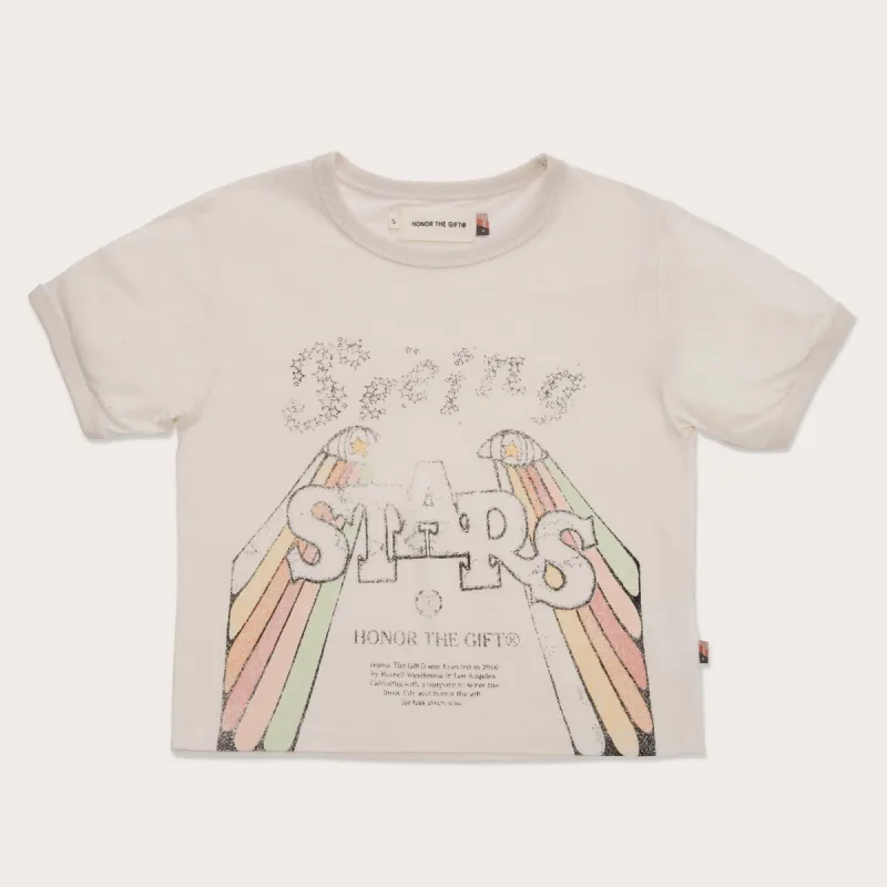Women's Seeing Stars T-Shirt - Cream sold by Honor the Gift