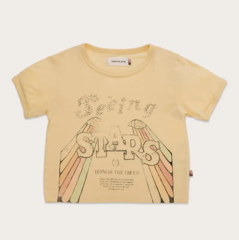 Women's Seeing Stars T-Shirt - Blonde sold by Honor the Gift