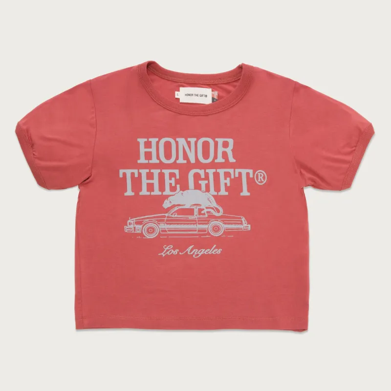 Women's HTG Pack T-Shirt - Crimson sold by Honor the Gift