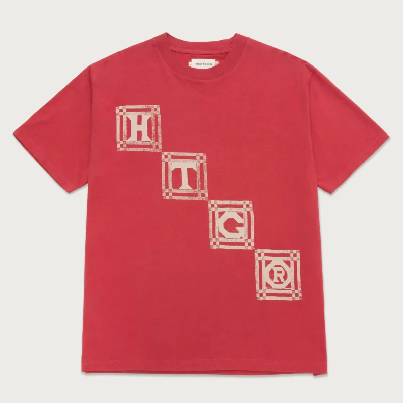 Quilt T-Shirt - Crimson sold by Honor the Gift