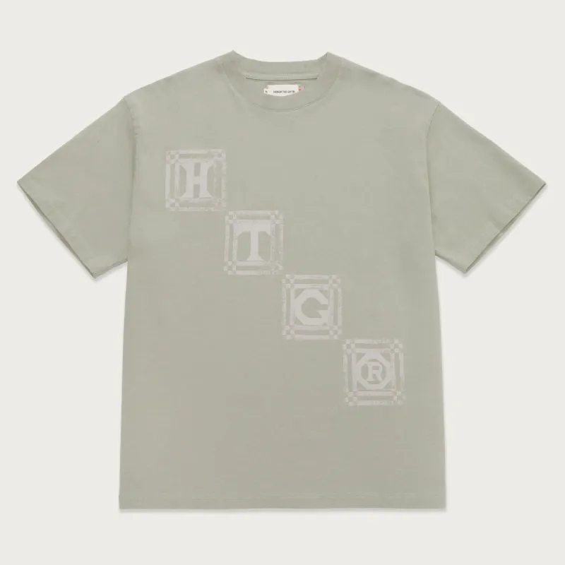Quilt T-Shirt - Sage sold by Honor the Gift