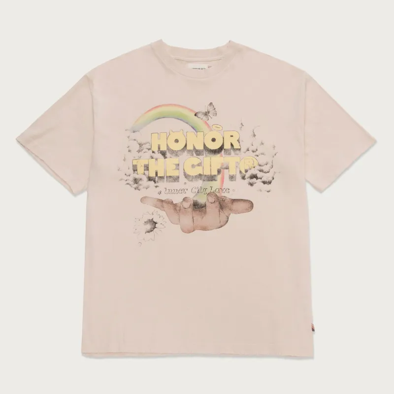 Palms T-Shirt - Cream sold by Honor the Gift