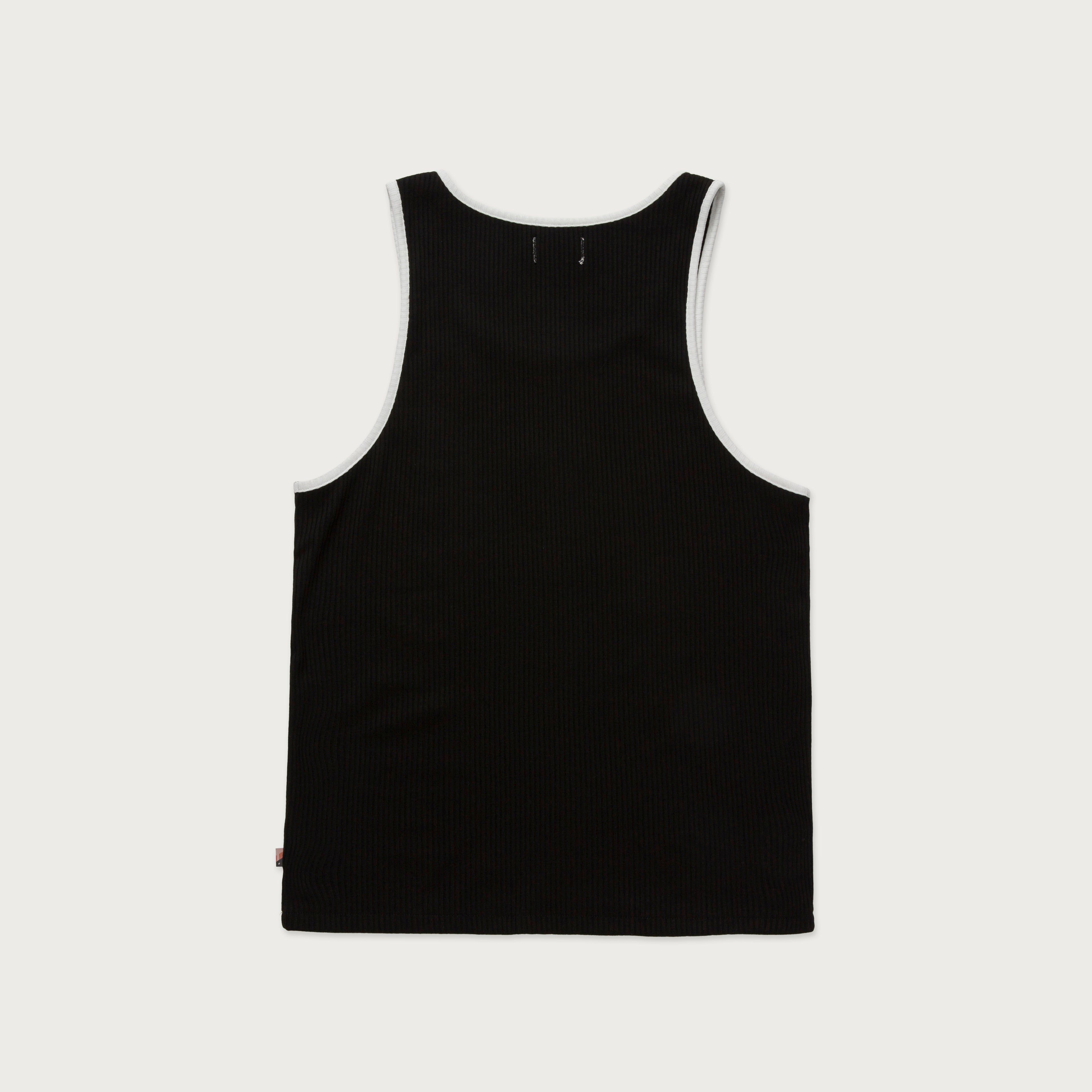Binded Rib Tank - Black sold by Honor the Gift product image thumbnail 2