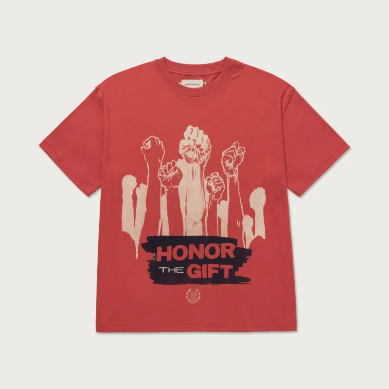 Dignity T-Shirt - Brick sold by Honor the Gift