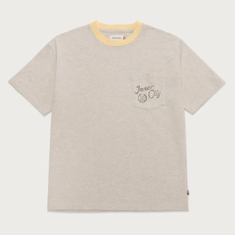 Neighborhood Pocket T-Shirt - Oatmeal sold by Honor the Gift