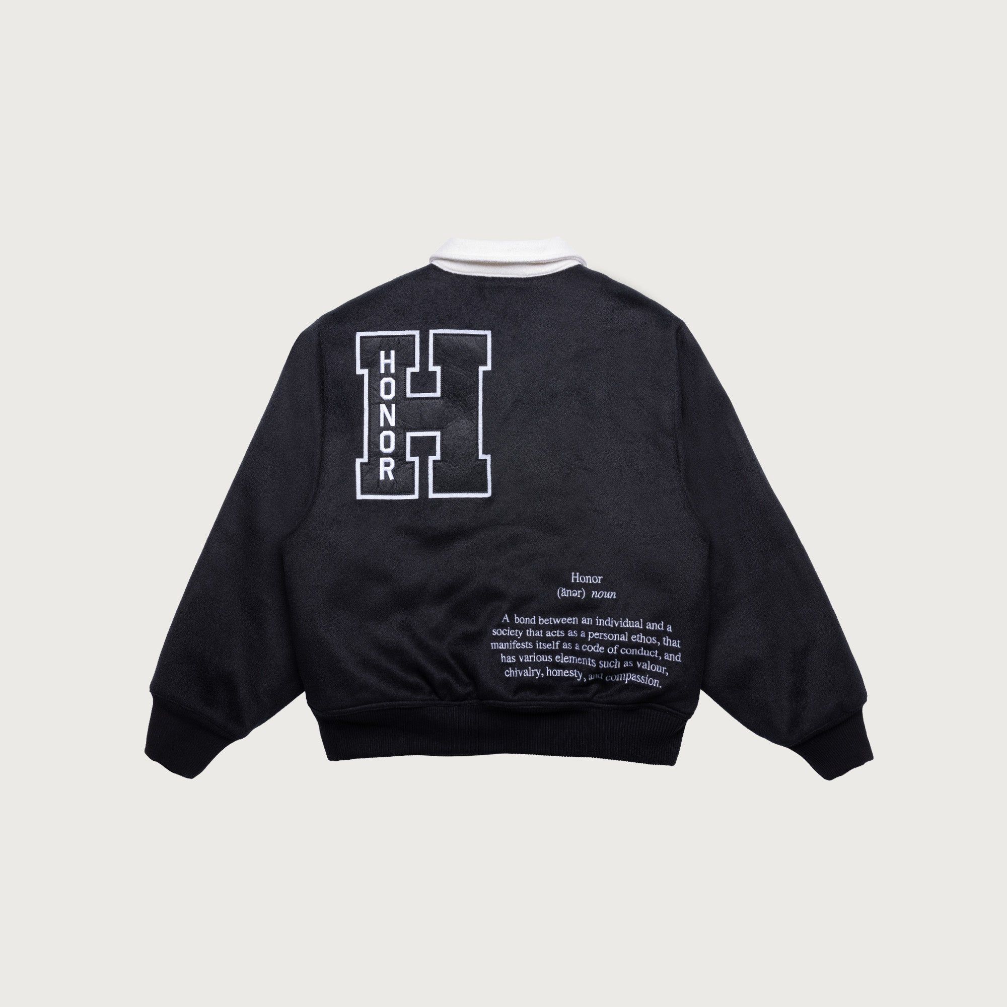 Womens Prep School Bomber - Black sold by Honor the Gift product image thumbnail 2