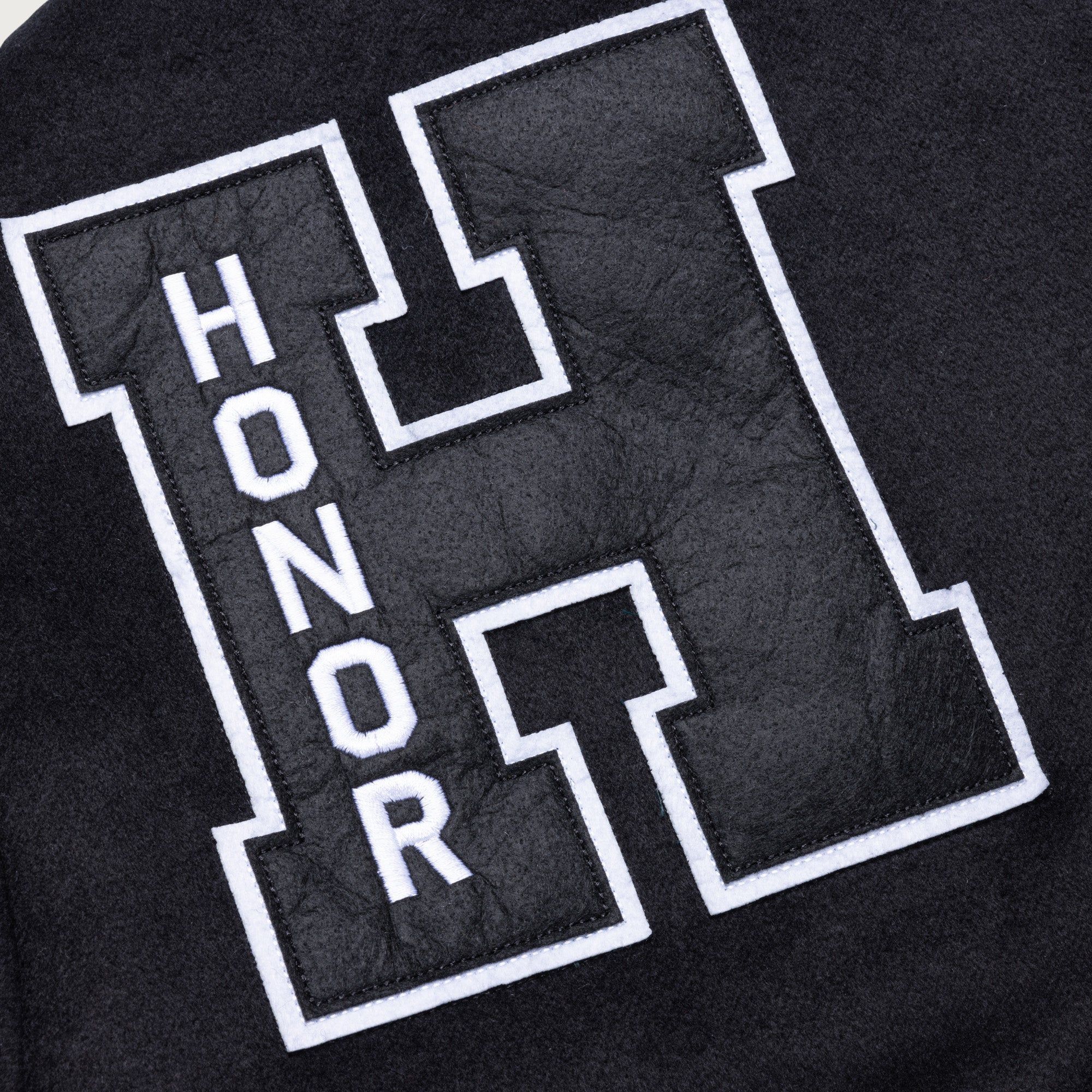 Womens Prep School Bomber - Black sold by Honor the Gift product image thumbnail 5