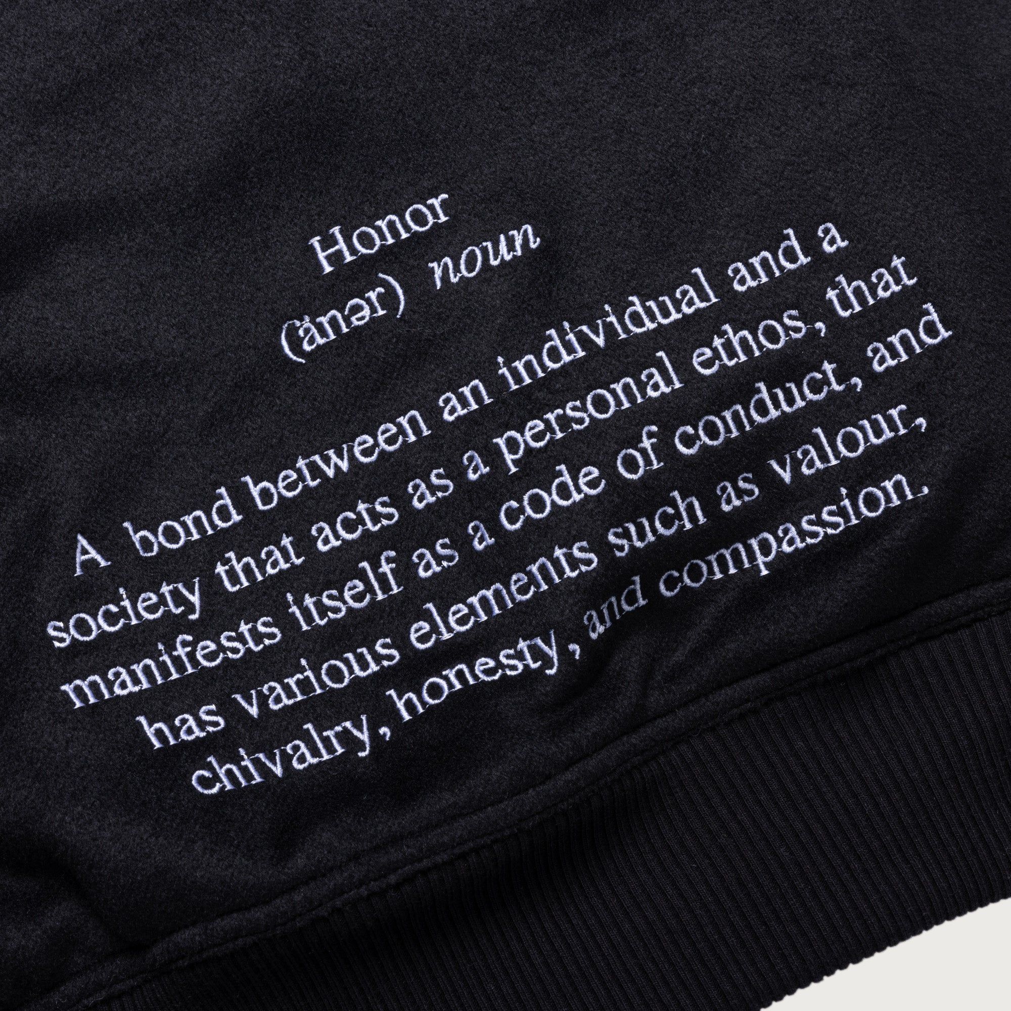 Womens Prep School Bomber - Black sold by Honor the Gift product image thumbnail 4