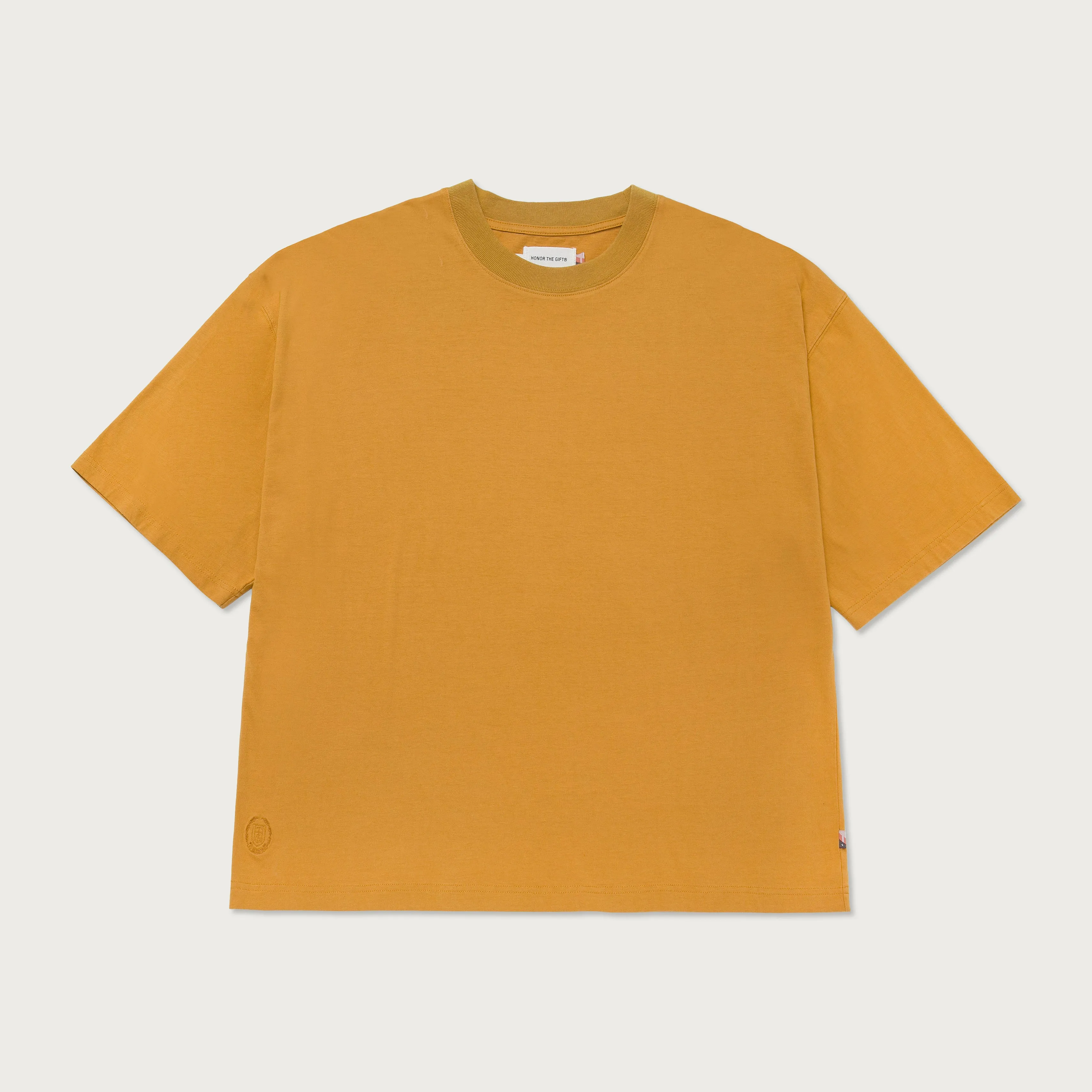 Crest Box T-Shirt - Mustard sold by Honor the Gift