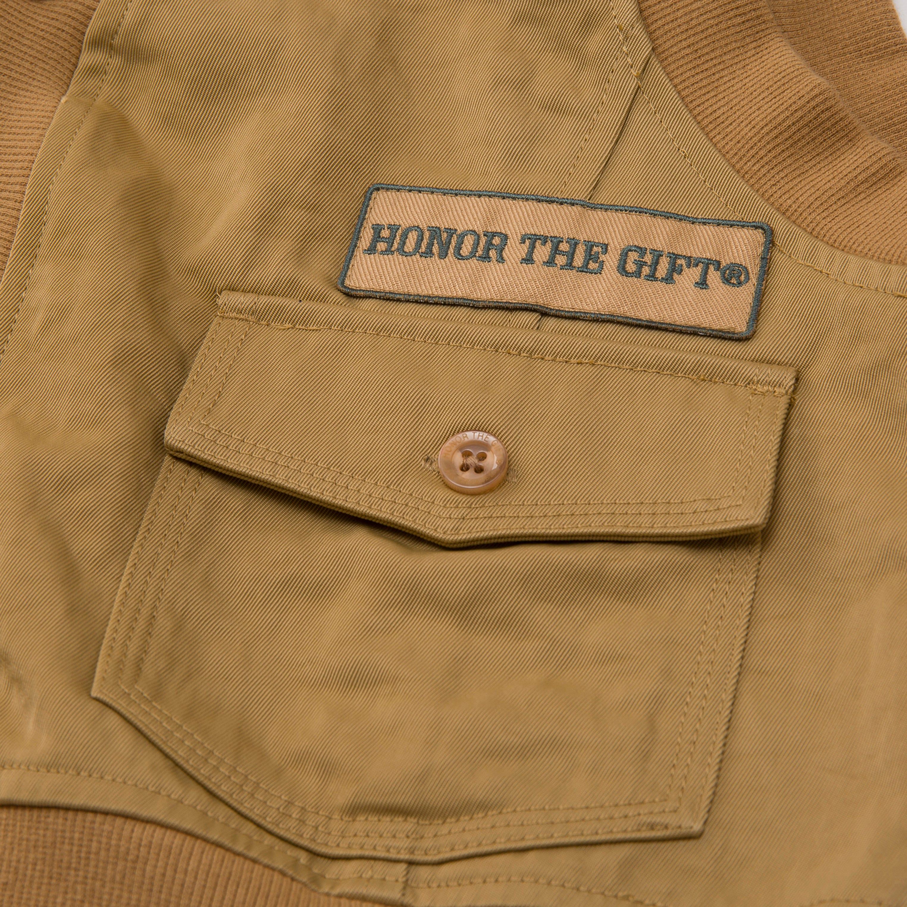 Womens Shop Vest - Khaki sold by Honor the Gift product image thumbnail 5