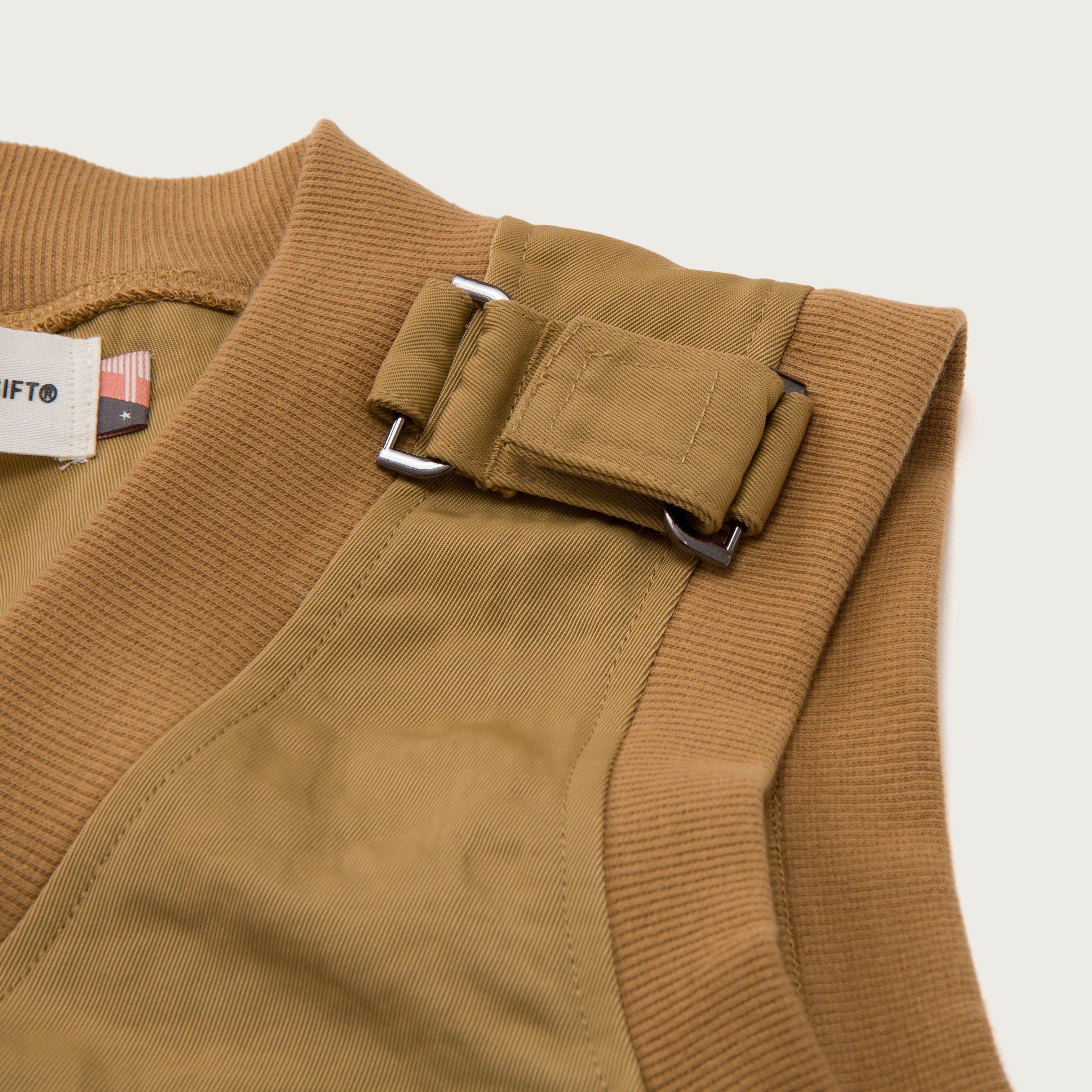 Womens Shop Vest - Khaki sold by Honor the Gift product image thumbnail 3