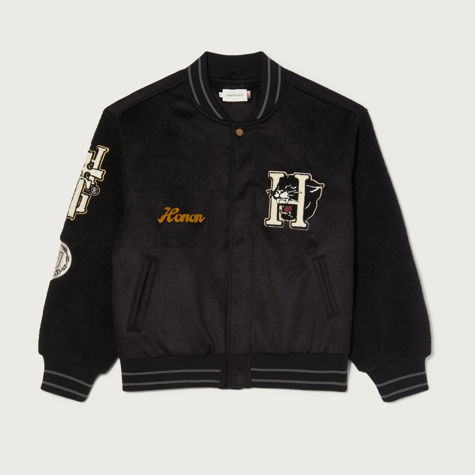 Letterman Jacket - Black sold by Honor the Gift