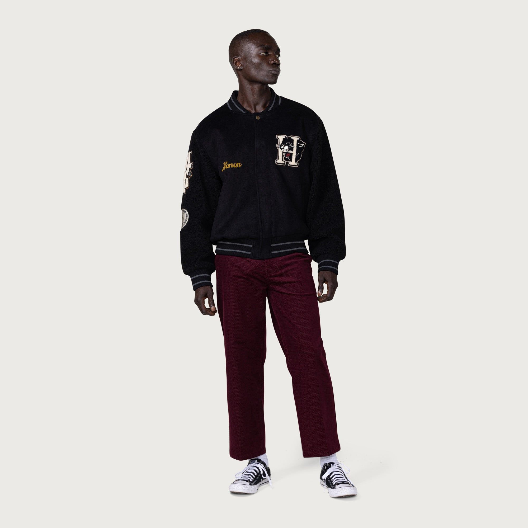 Letterman Jacket - Black sold by Honor the Gift product image thumbnail 2
