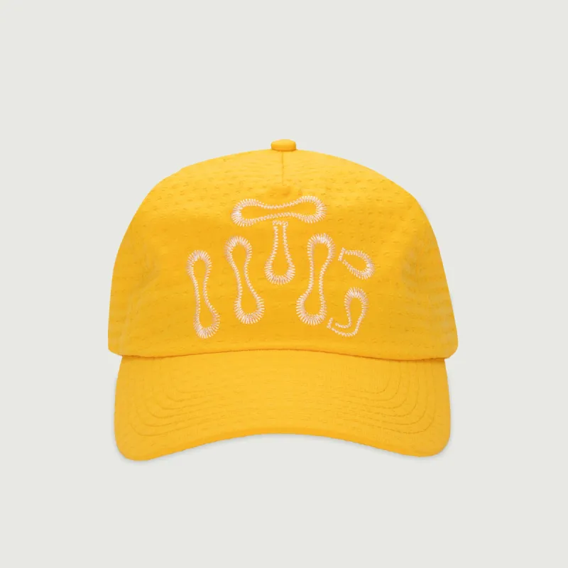 HTG® Seersucker Cap - Yellow sold by Honor the Gift