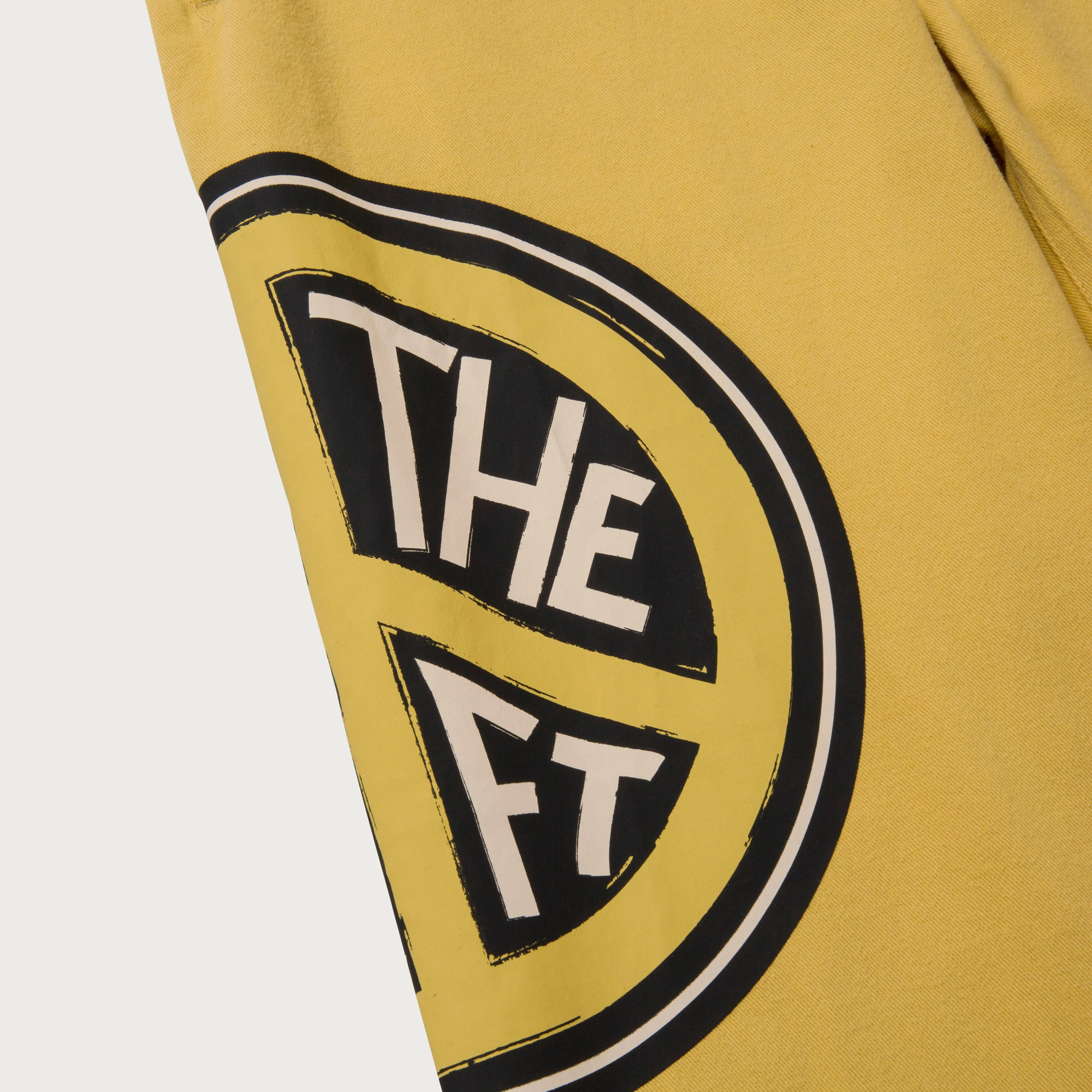 Peace Print Trouser Pant - Yellow sold by Honor the Gift product image thumbnail 5