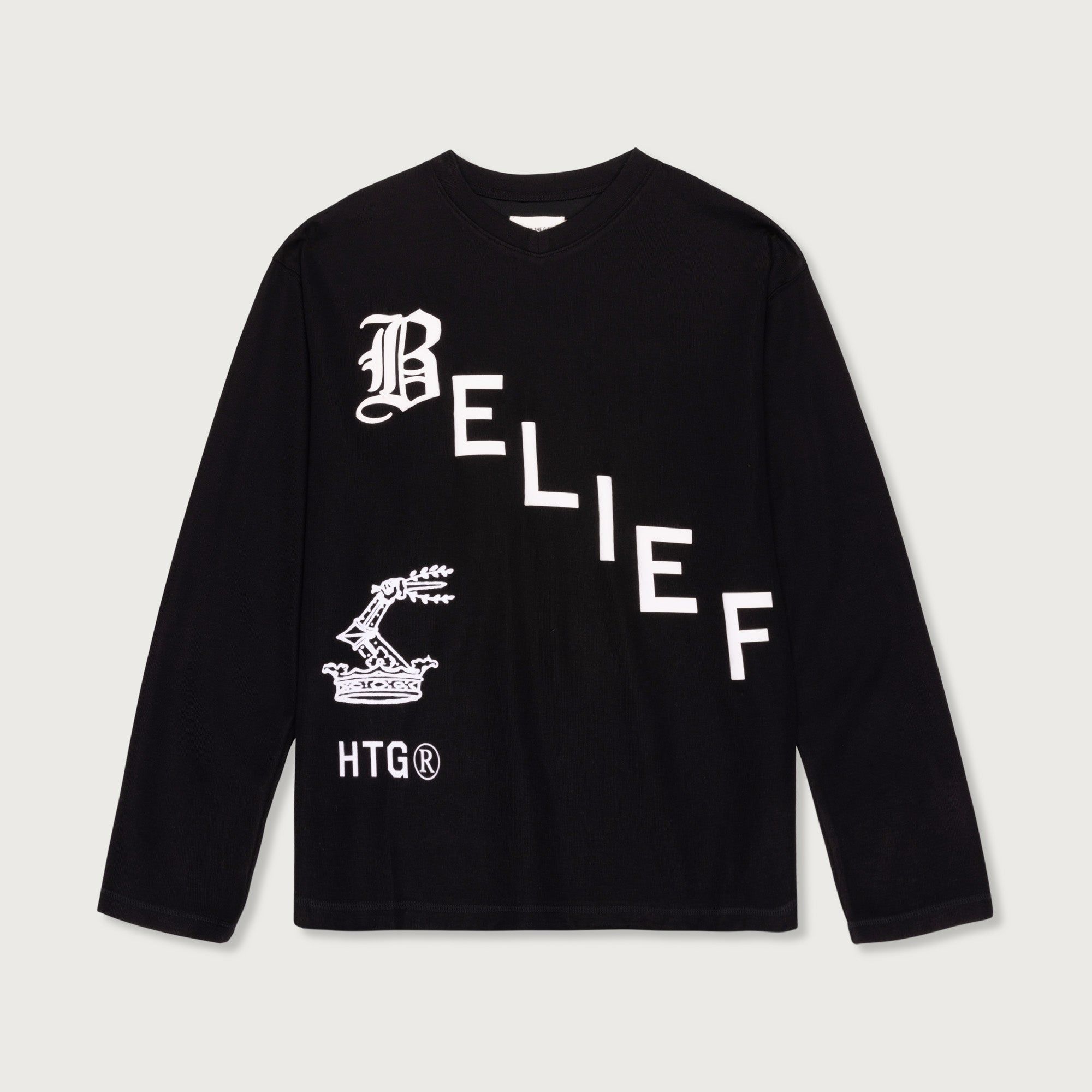Belief L/S T-Shirt - Black sold by Honor the Gift