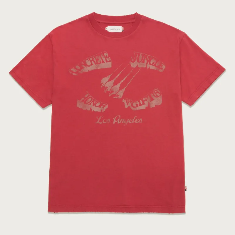 Concrete Jungle T-Shirt - Crimson sold by Honor the Gift