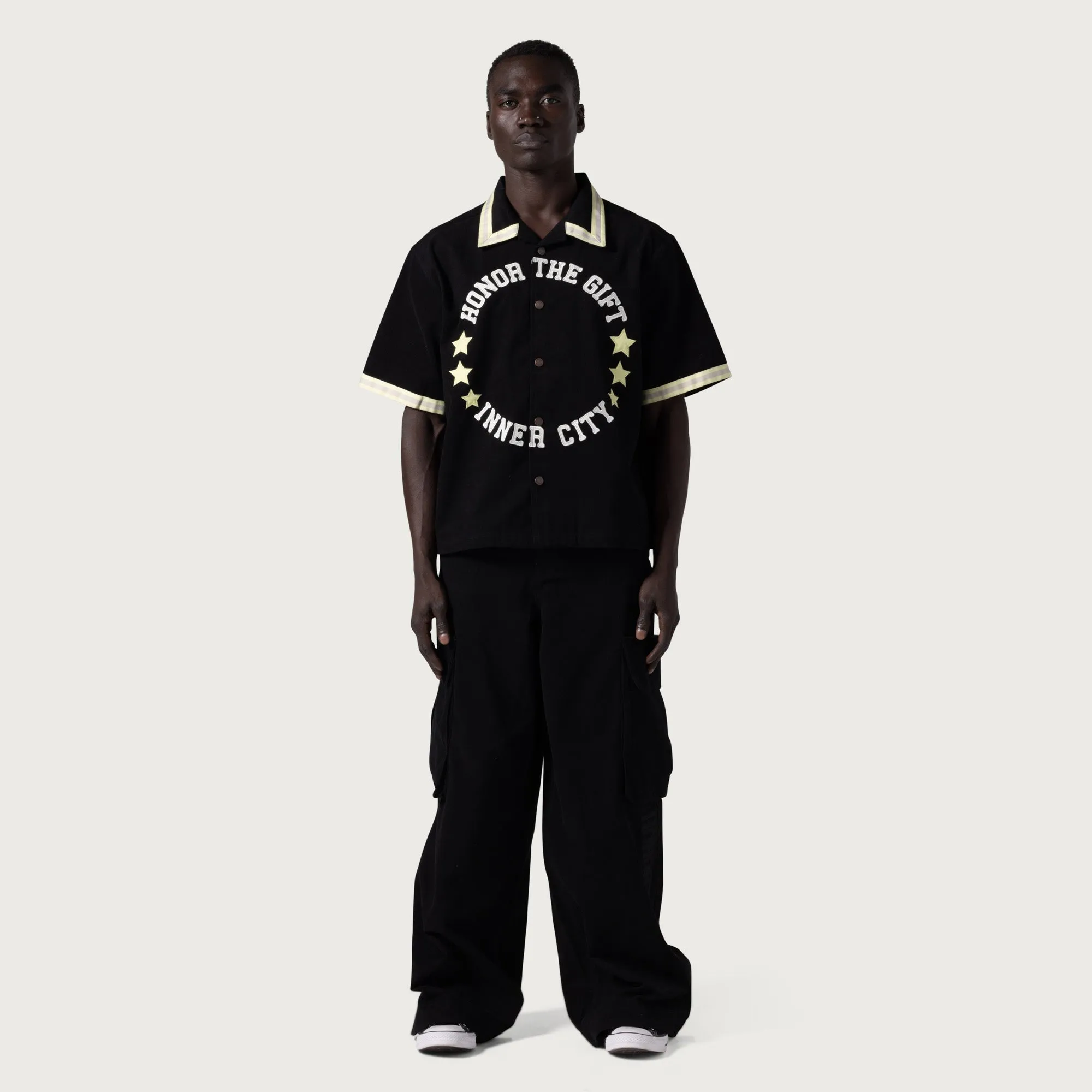 Wide Leg Cargo Pant - Black sold by Honor the Gift product image thumbnail 3