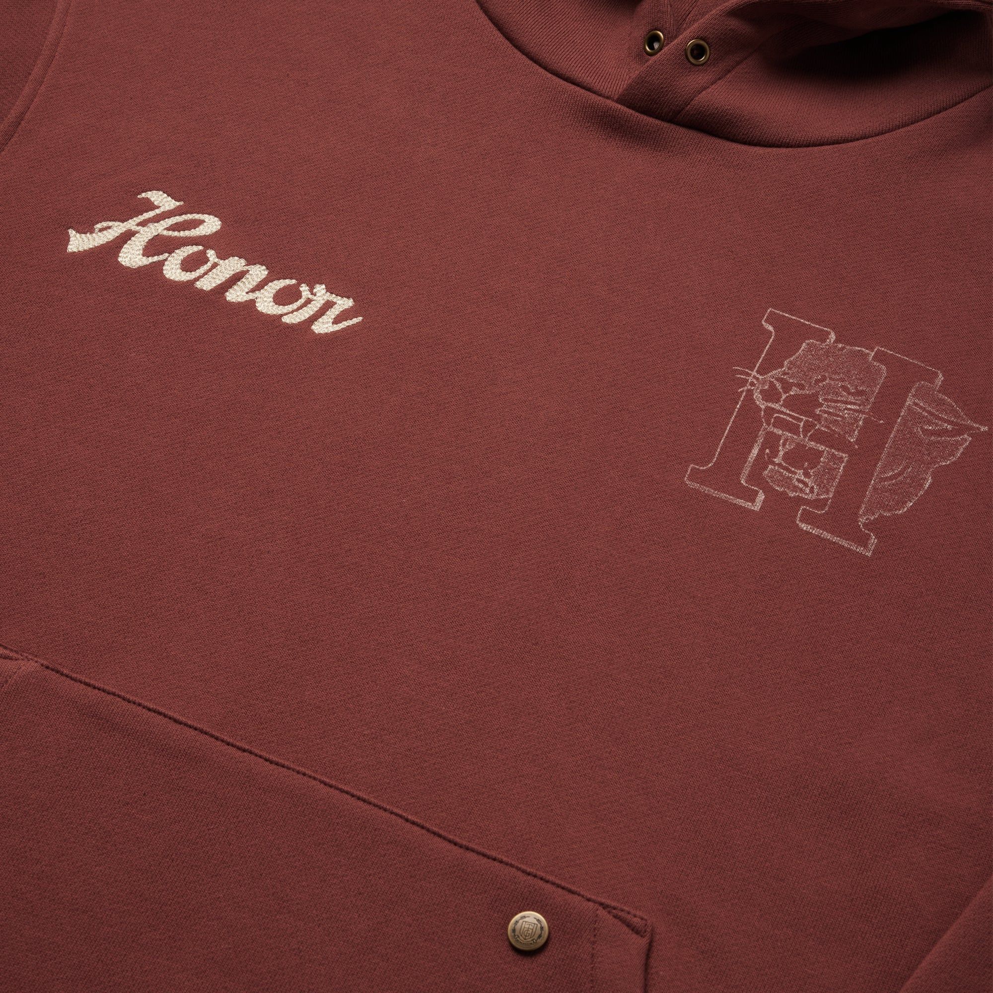 Mascot Hoodie - Maroon sold by Honor the Gift product image thumbnail 4