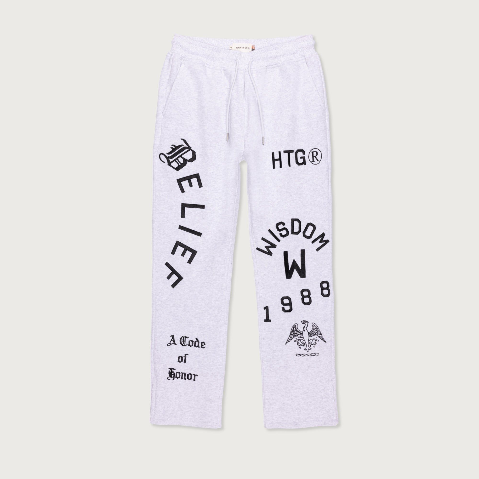 Belief Sweatpant - Lt Heather sold by Honor the Gift