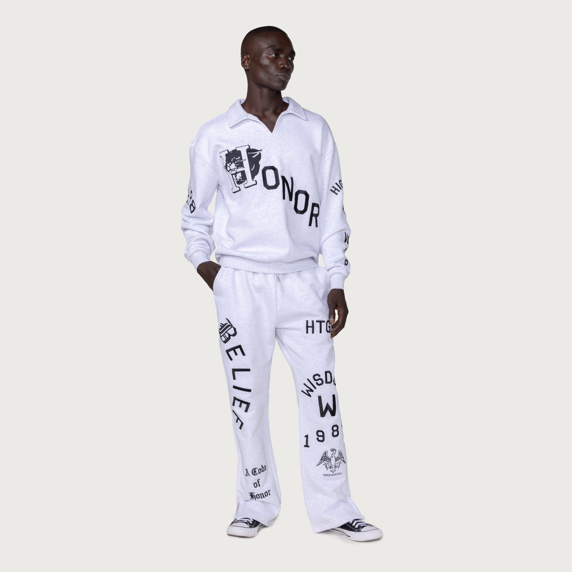 Belief Sweatpant - Lt Heather sold by Honor the Gift product image thumbnail 2