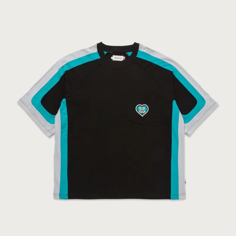 S/S Panel Pocket T-Shirt - Black sold by Honor the Gift