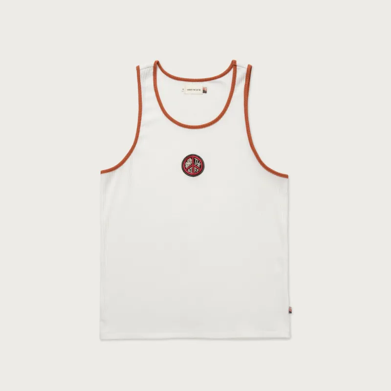 Binded Rib Tank - Bone sold by Honor the Gift