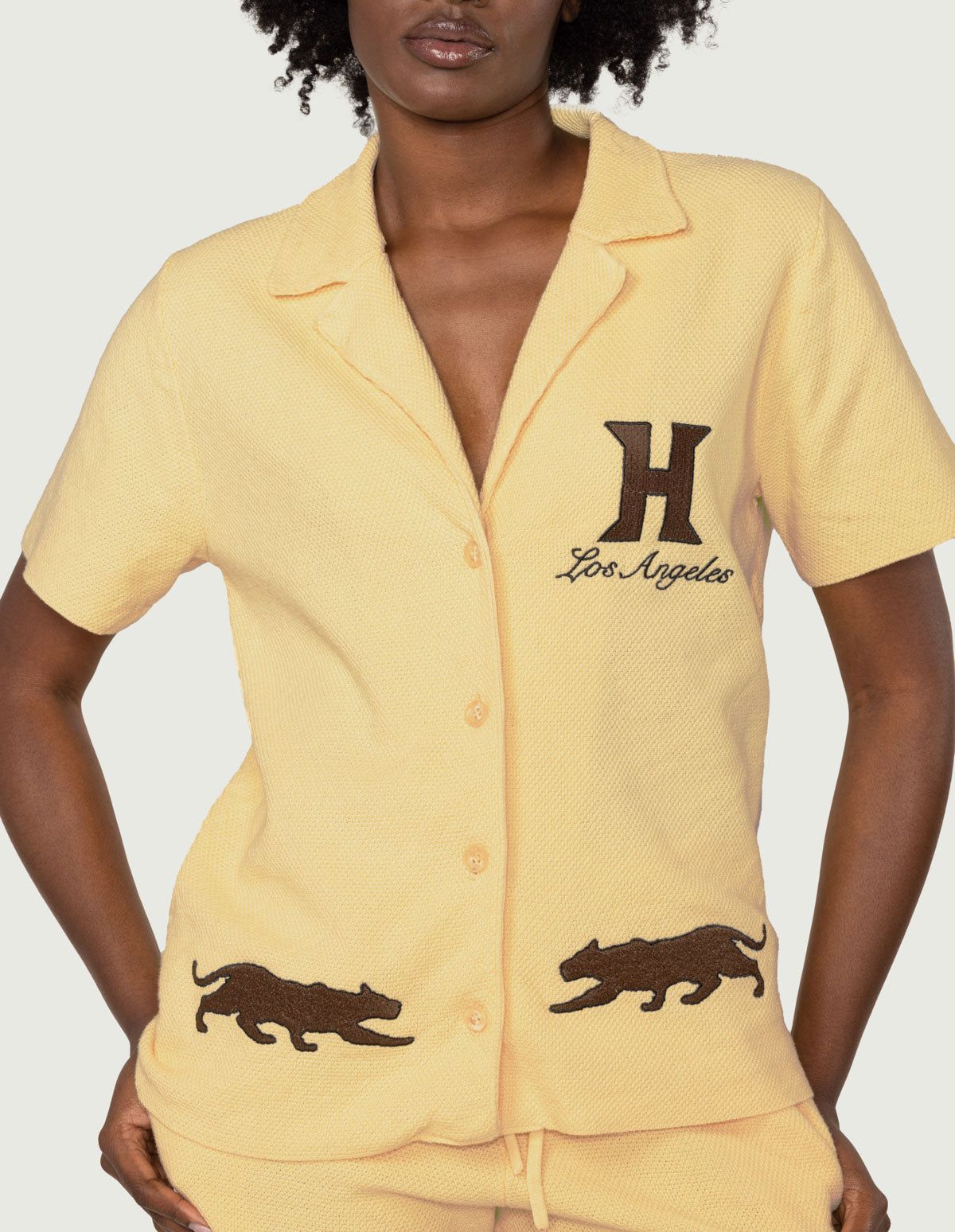 Women's Jungle Camp Button Up - Blonde sold by Honor the Gift product image thumbnail 9