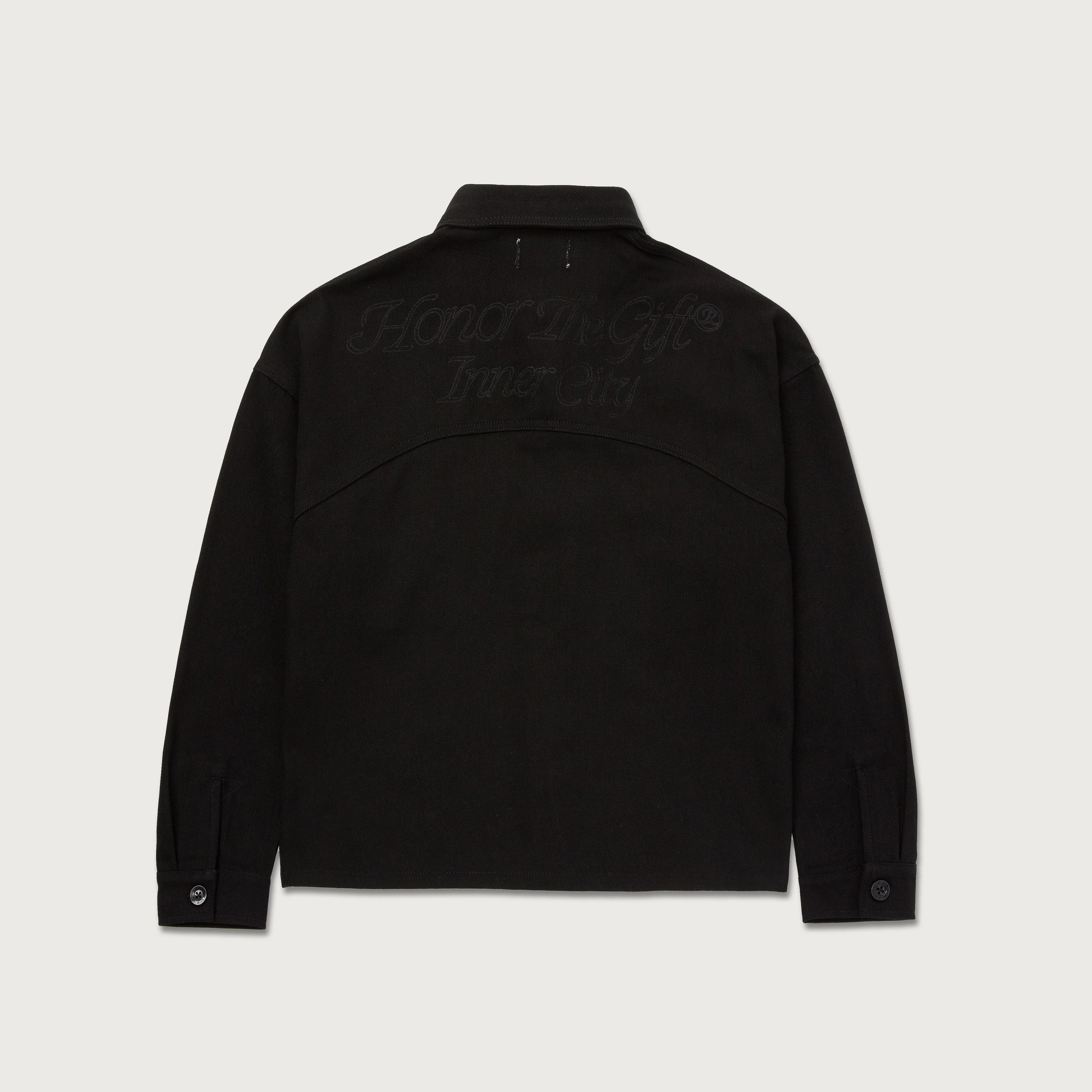 HTG® L/S Work Shirt - Black sold by Honor the Gift product image thumbnail 2