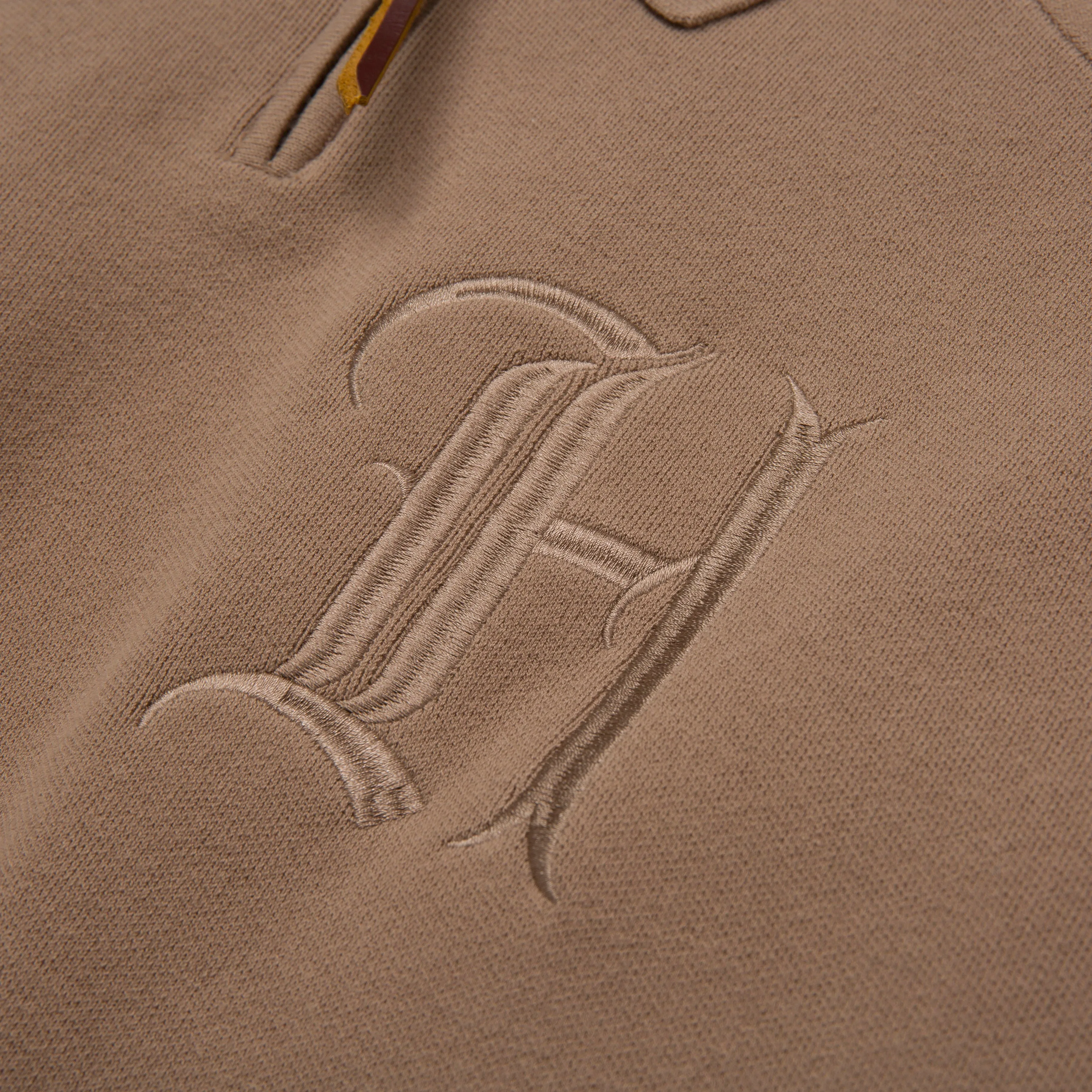 HTG® Zip Henley - Lt. Brown sold by Honor the Gift product image thumbnail 5