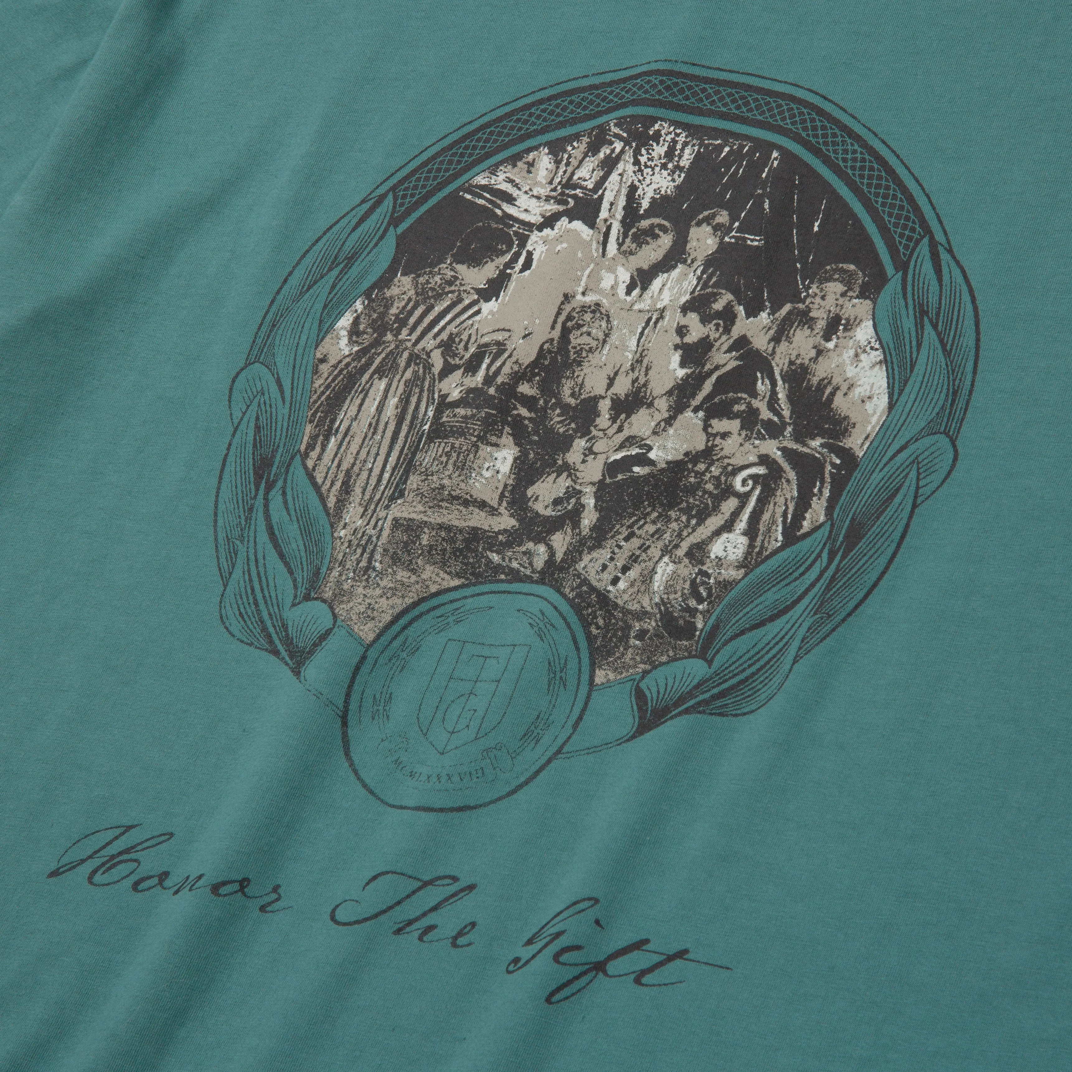 Past and Future T-Shirt - Teal sold by Honor the Gift product image thumbnail 4